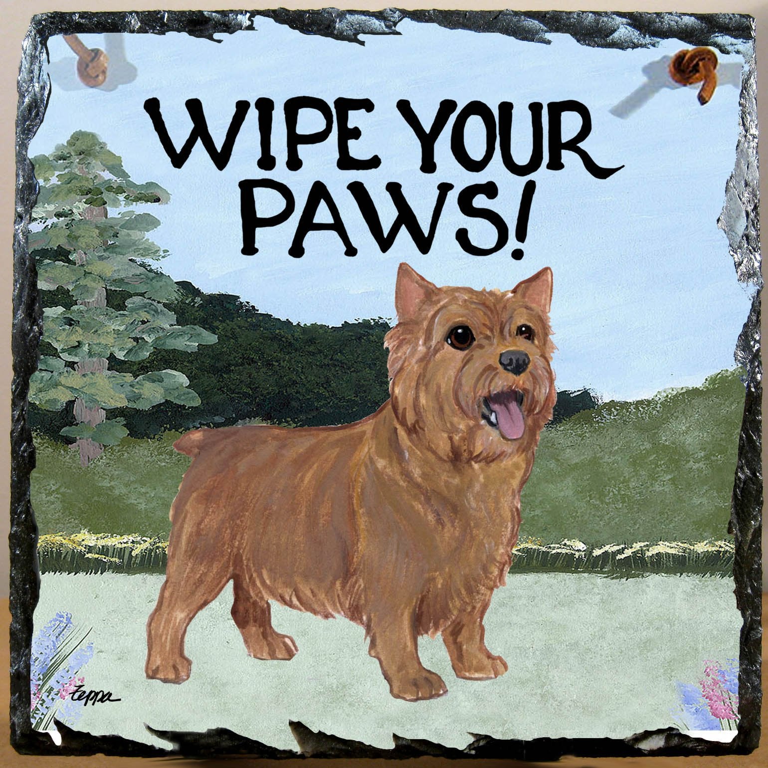 Norwich Terrier Slate Sign - Image 2