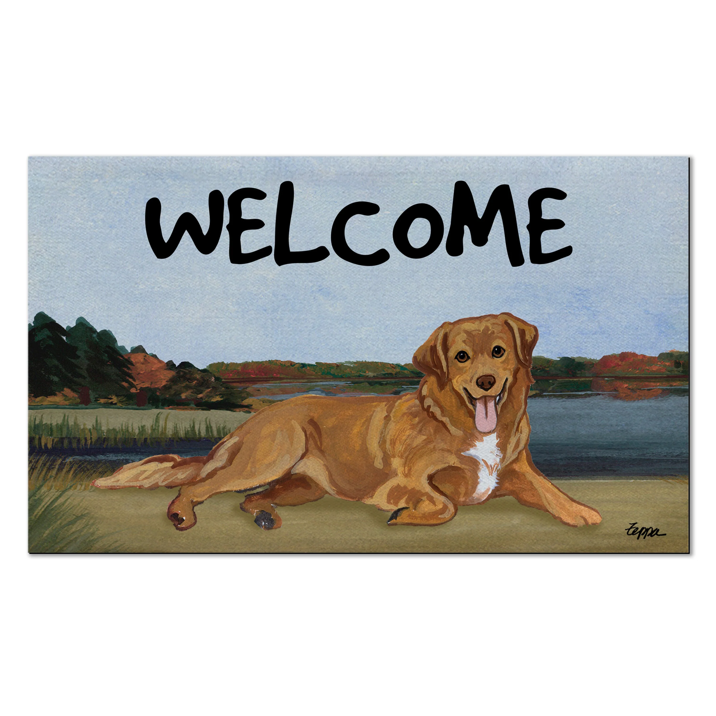 Nova Scotia Duck Tolling Retriever Welcome Mat - Image 2