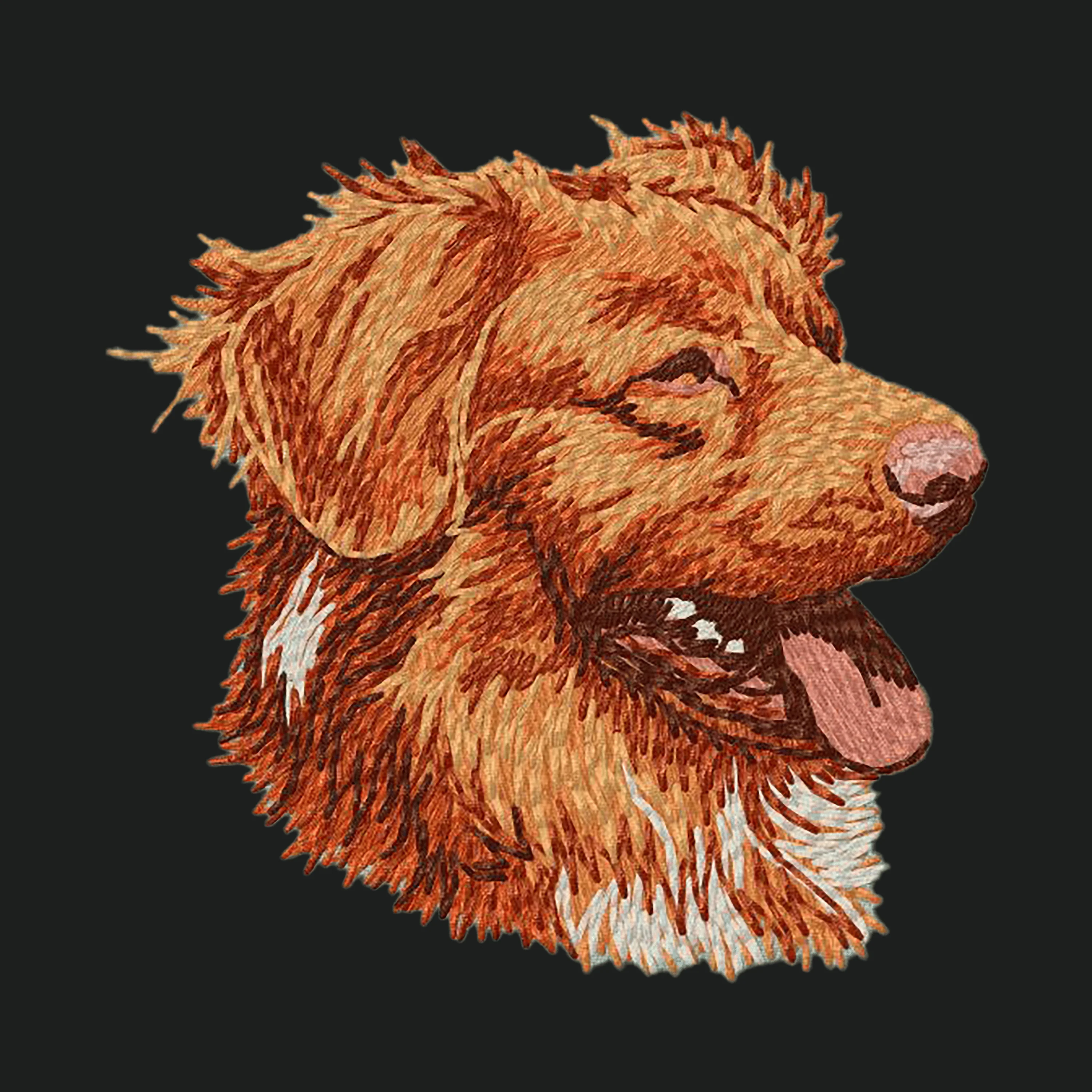 Nova Scotia Duck Tolling Retriever Embroidered Crossbody Bag - Image 2