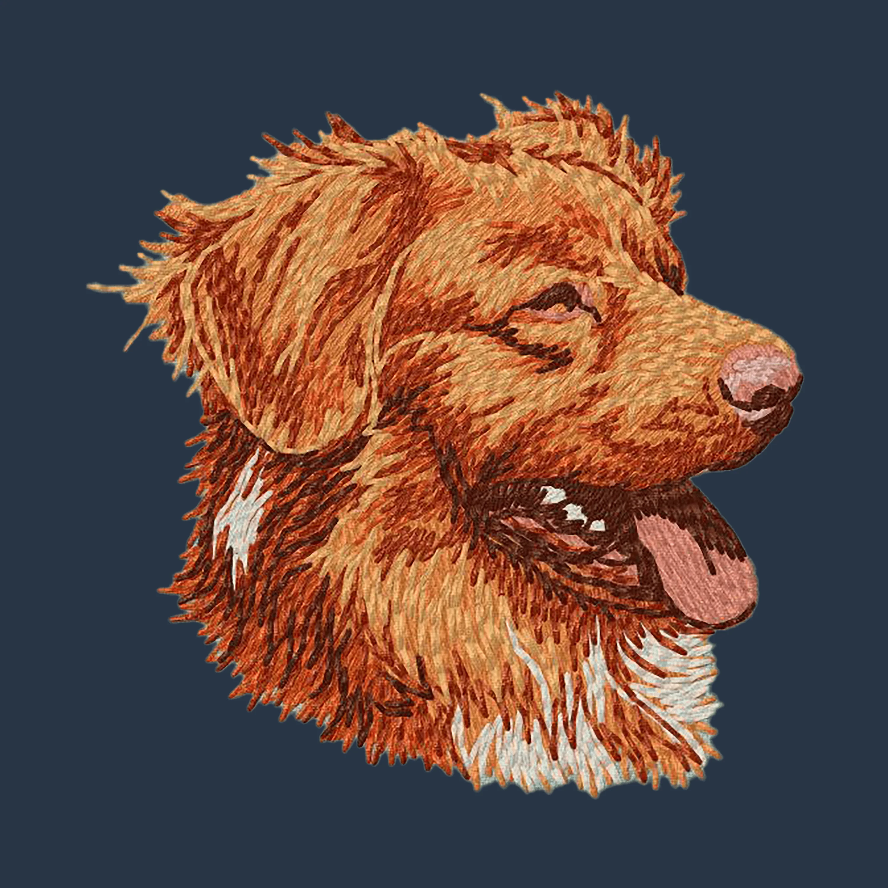 Nova Scotia Duck Tolling Retriever Embroidered Wearable Blanket - Image 2