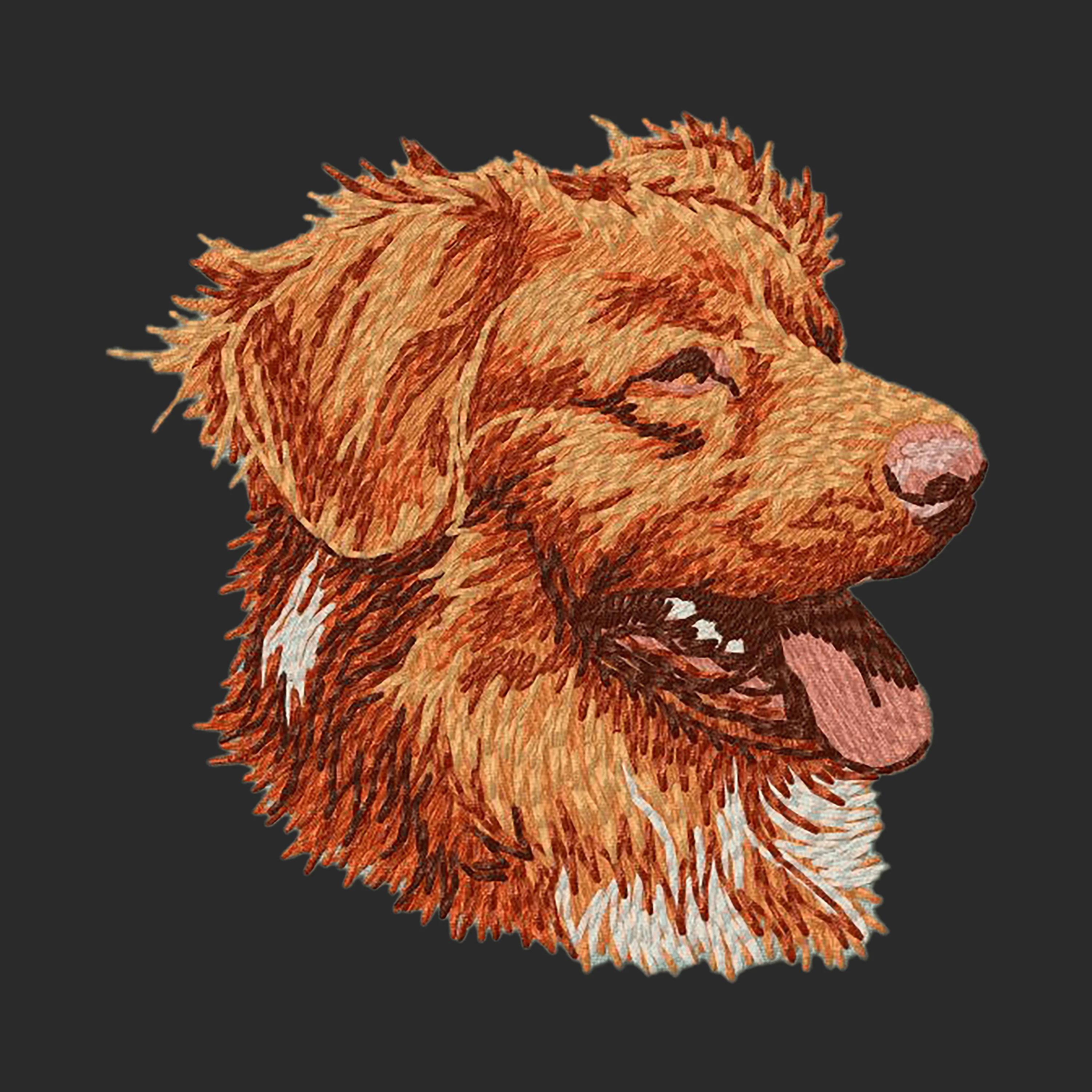 Nova Scotia Duck Tolling Retriever Embroidered Wearable Blanket - Image 8
