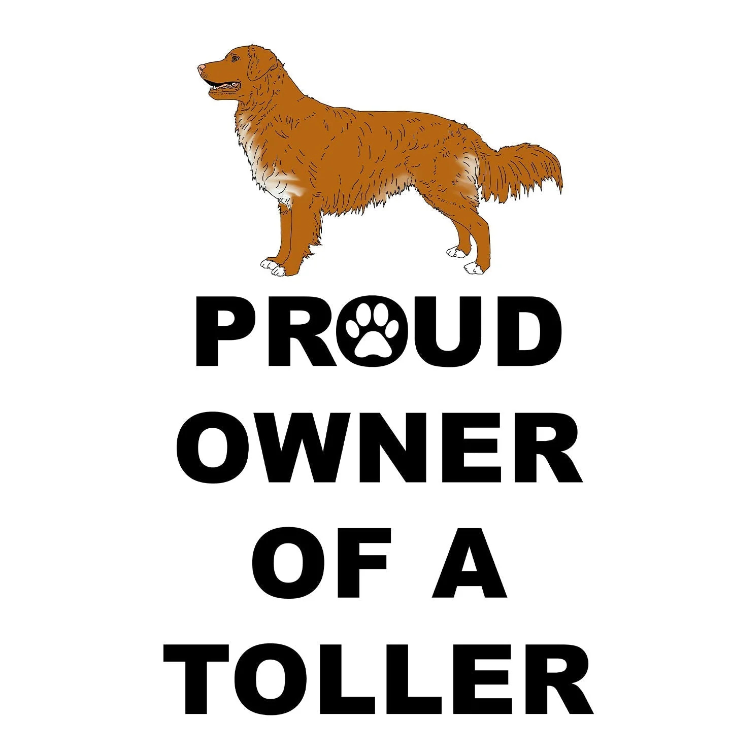 Nova Scotia Duck Tolling Retriever Proud Owner - Women's V-Neck T-Shirt - Image 2
