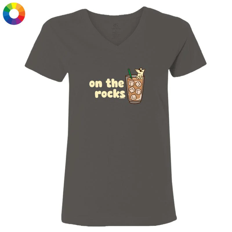 On the Rocks - Ladies T-Shirt V-Neck