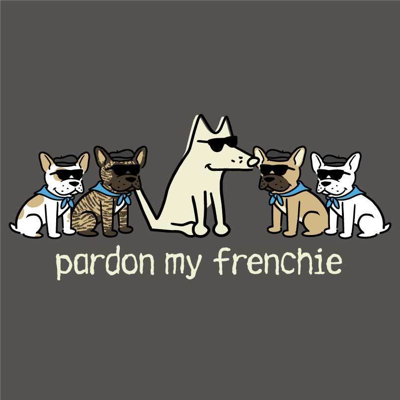 Pardon My Frenchie - Ladies T-Shirt V-Neck - Image 2