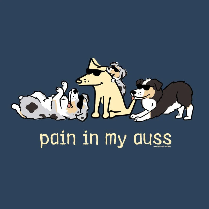 Pain In My Auss - Ladies T-Shirt V-Neck - Image 2