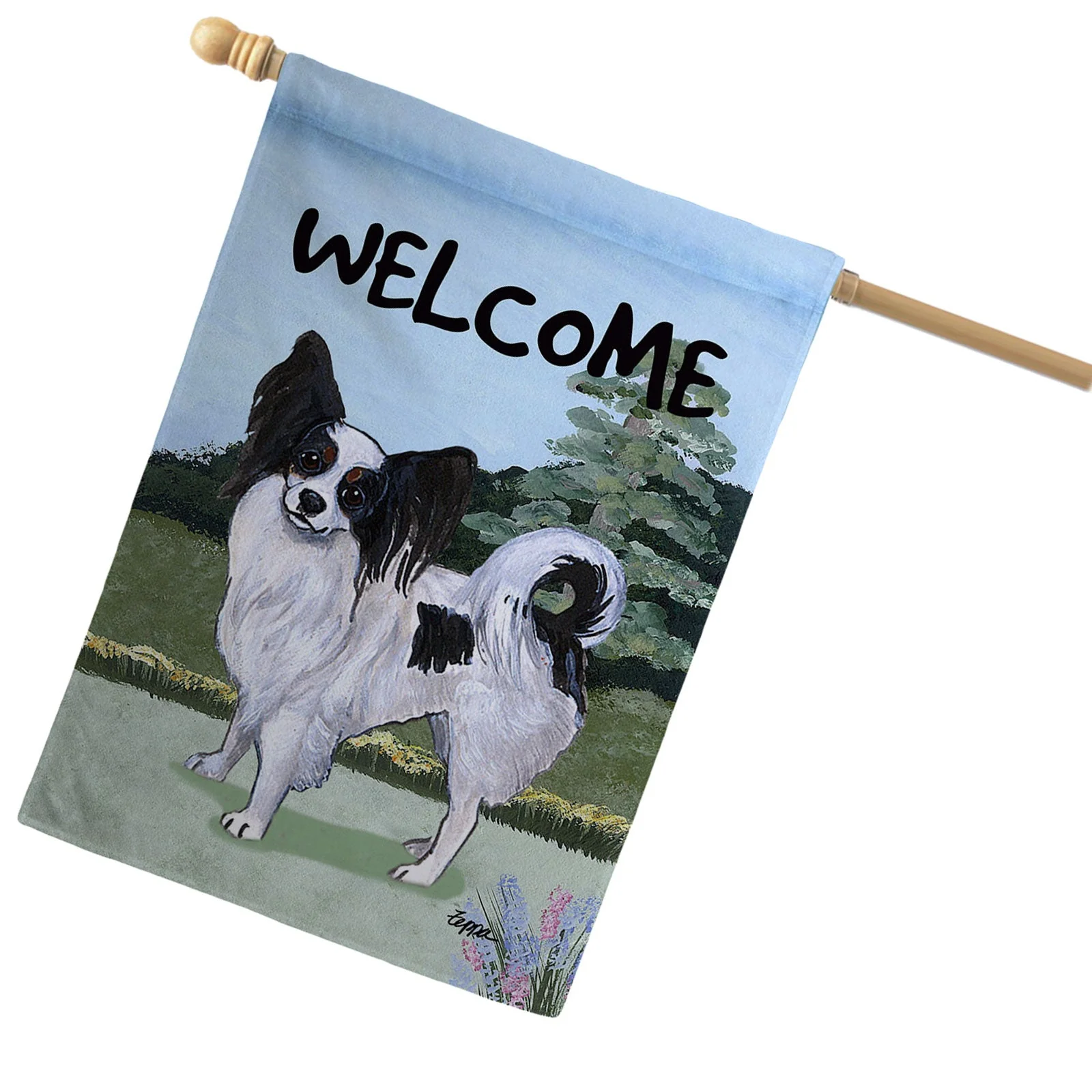 Papillon House Flag
