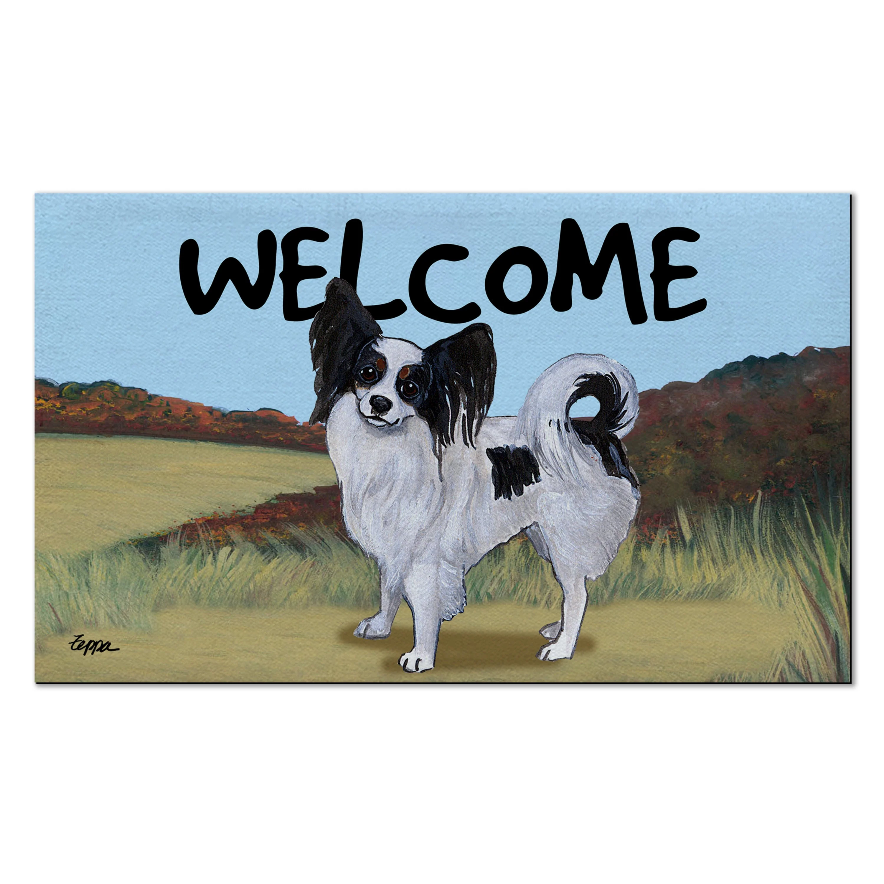 Papillon Welcome Mat - Image 4