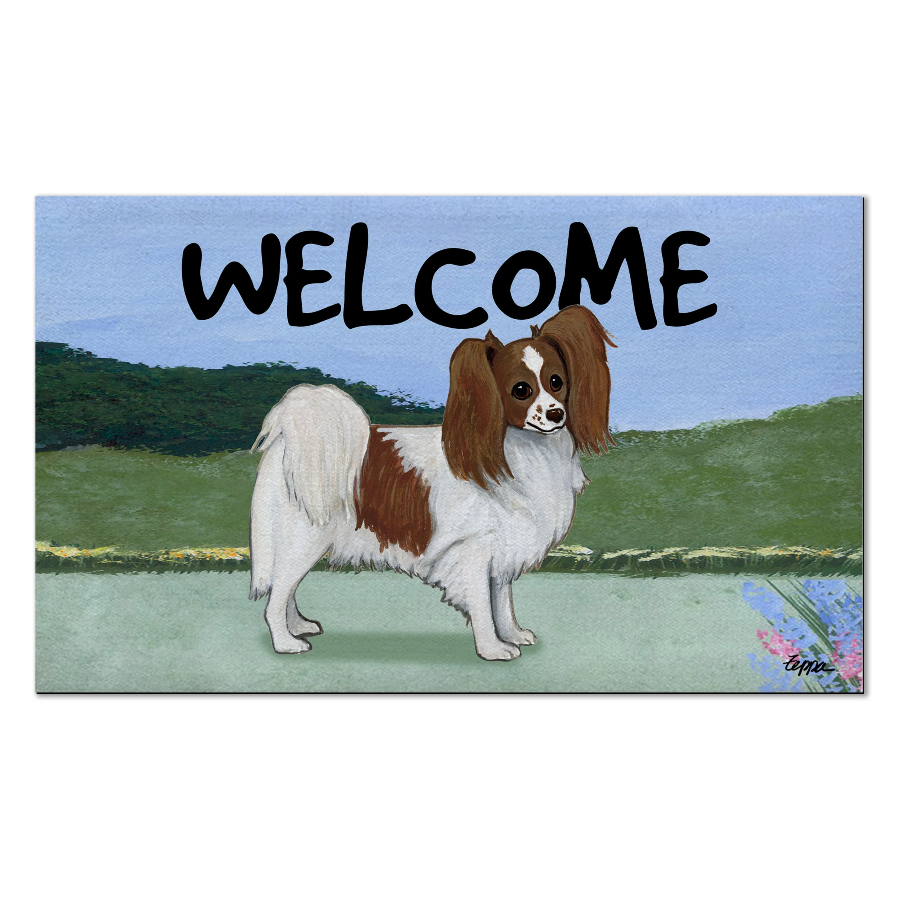 Papillon Welcome Mat - Image 5