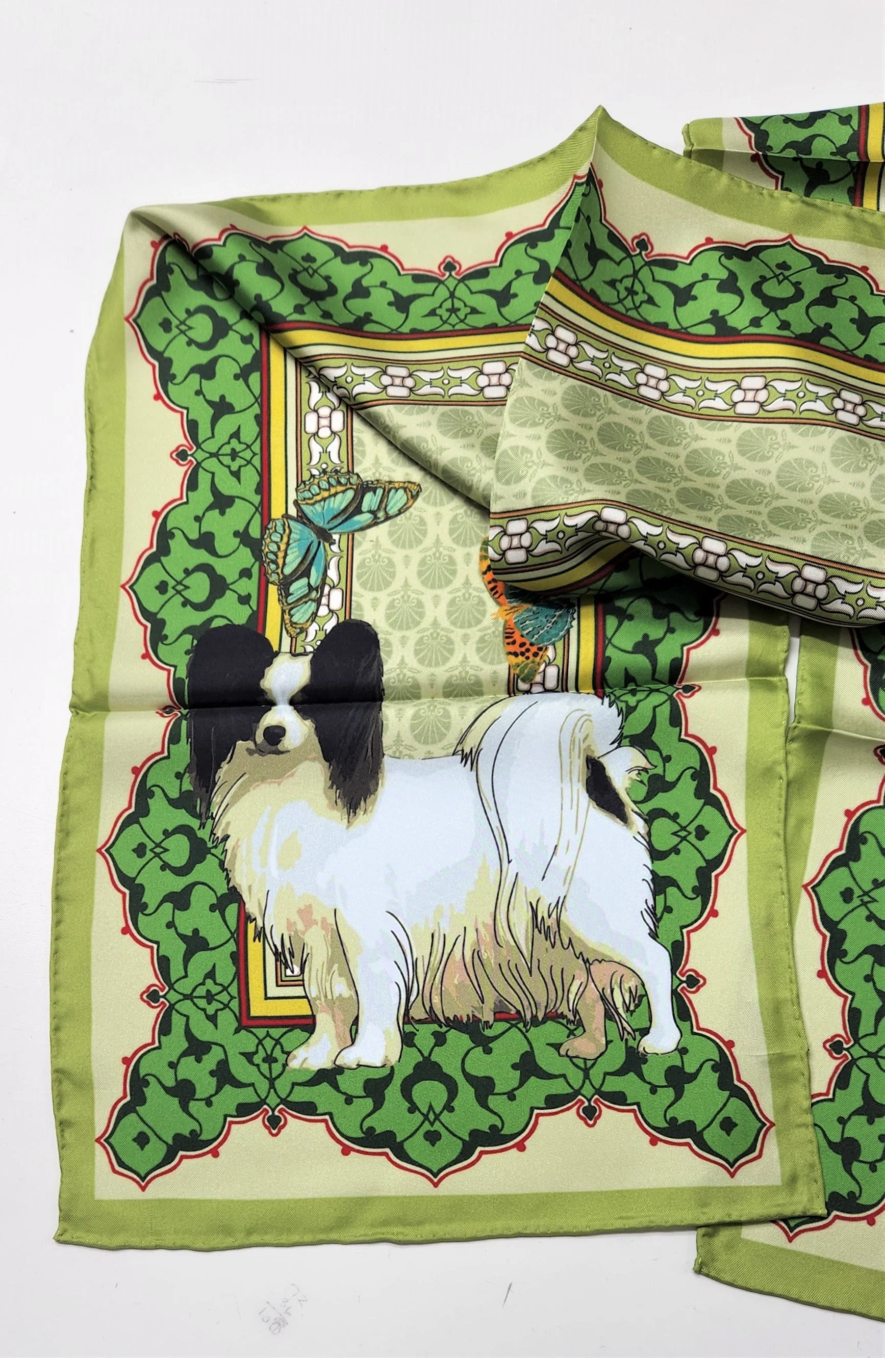 Papillon Oblong Silk Scarf - Image 3