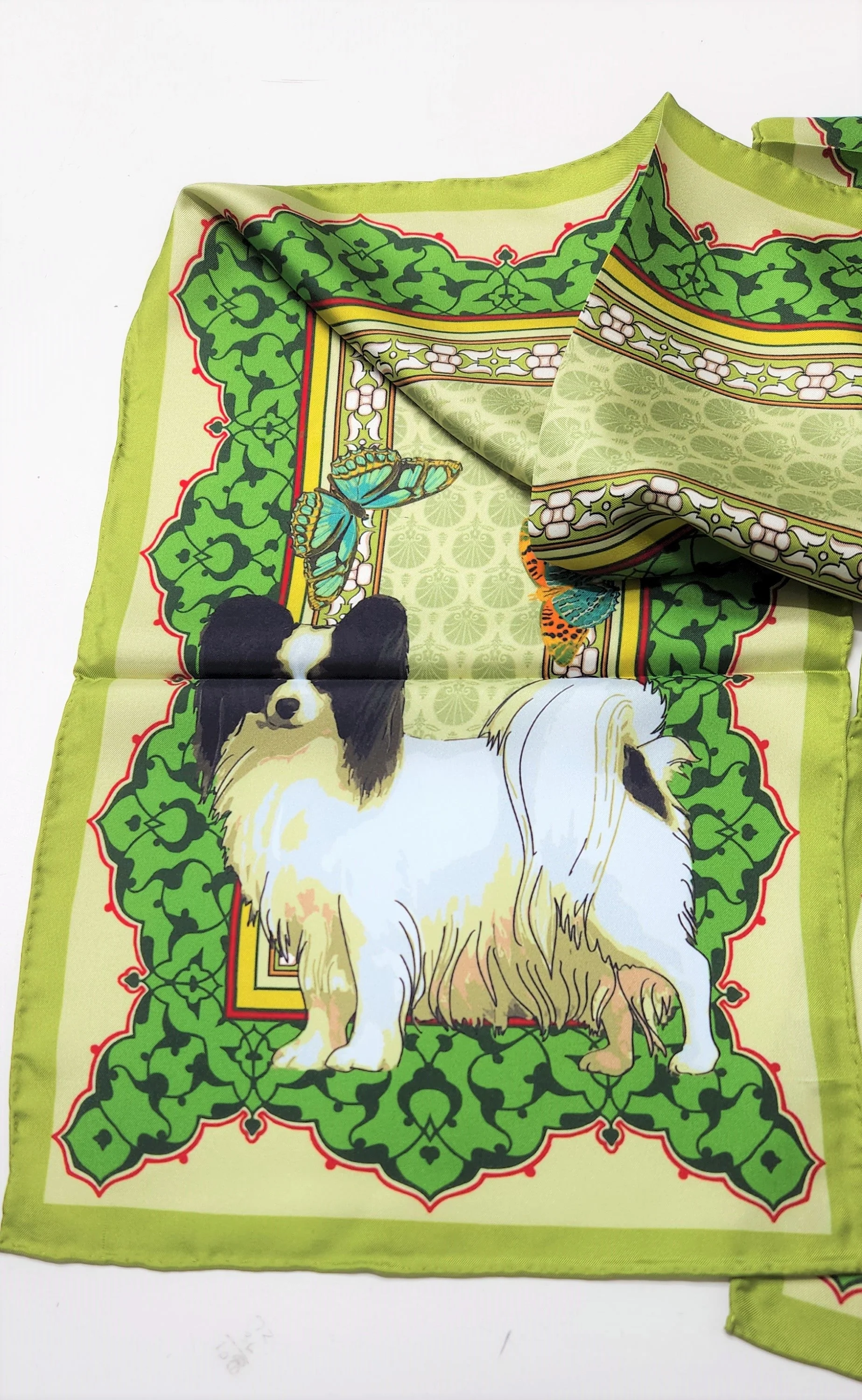 Papillon Oblong Silk Scarf - Image 4