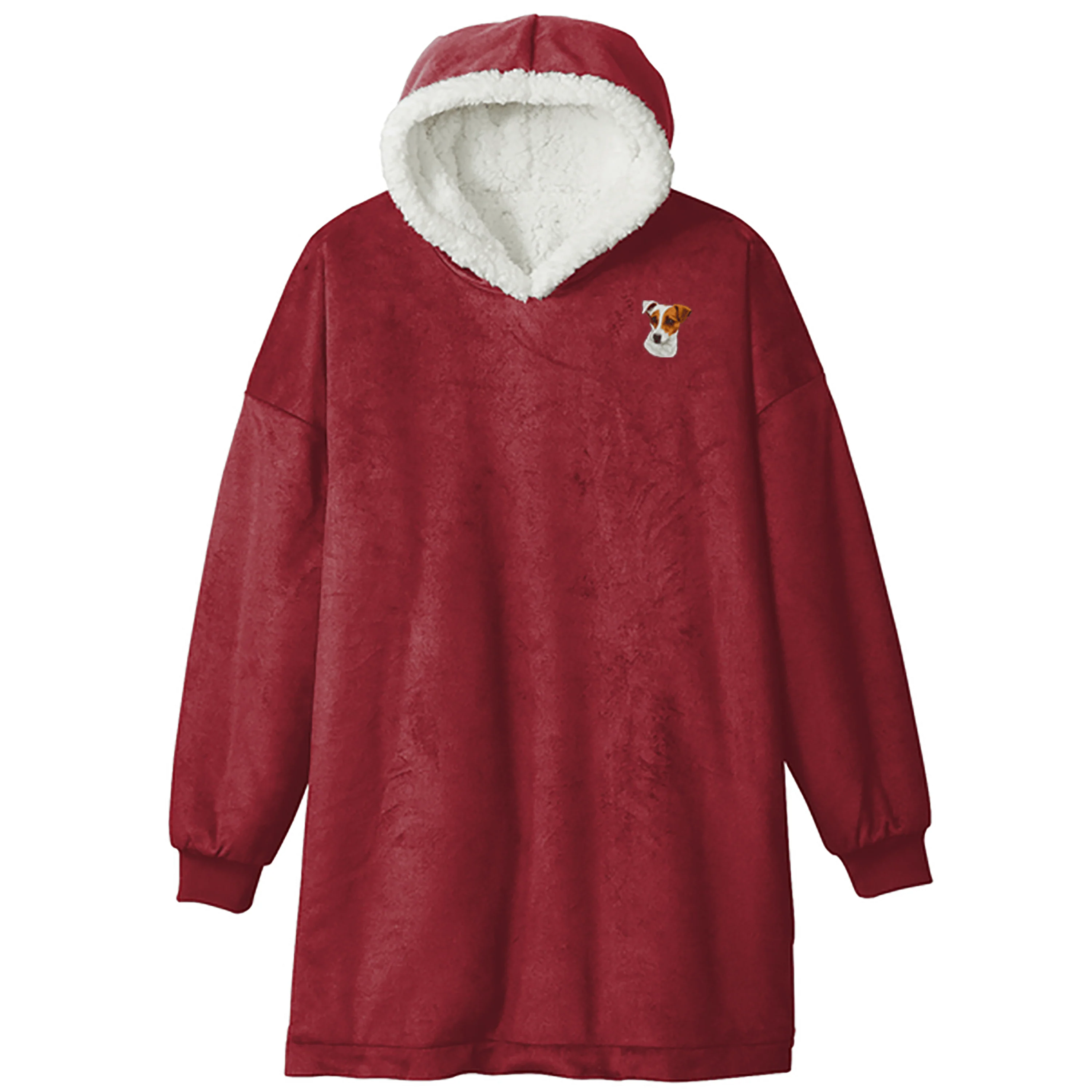 Parson Russell Terrier Embroidered Wearable Blanket