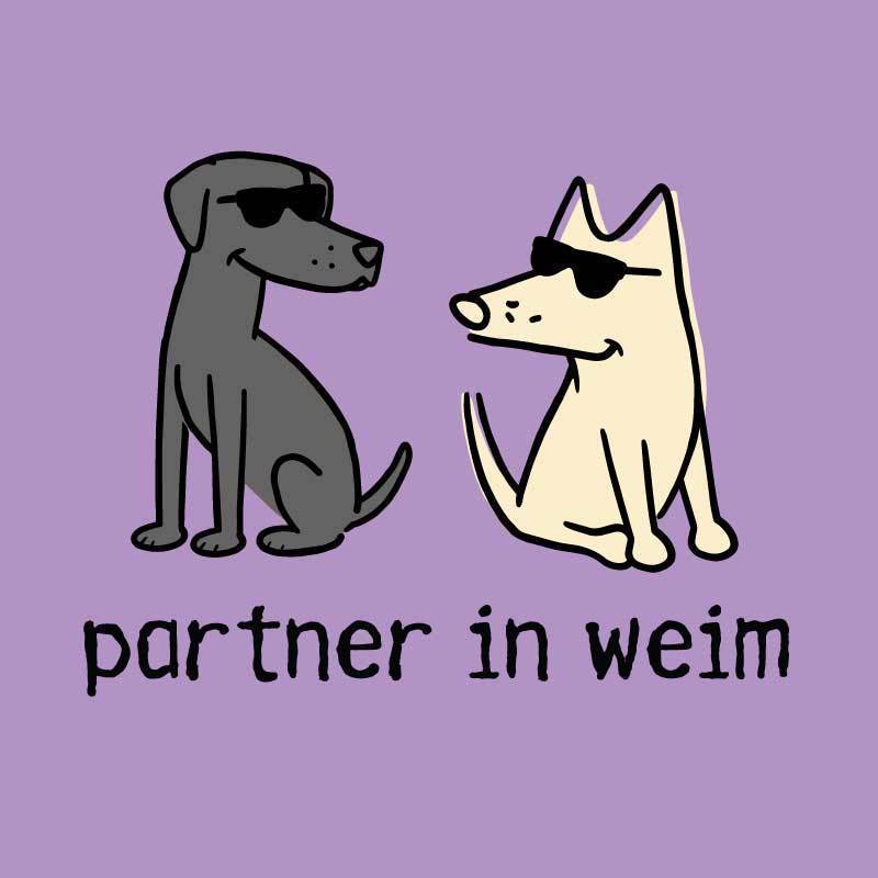 Partner in Weim - Ladies T-Shirt V-Neck - Image 2