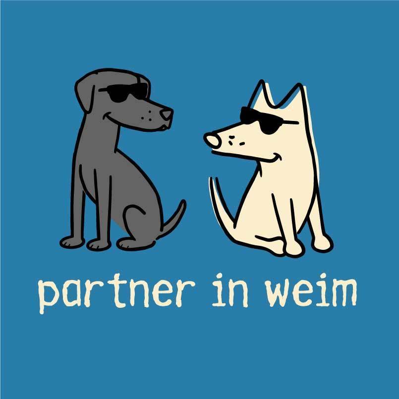 Partner in Weim - Ladies T-Shirt V-Neck - Image 3