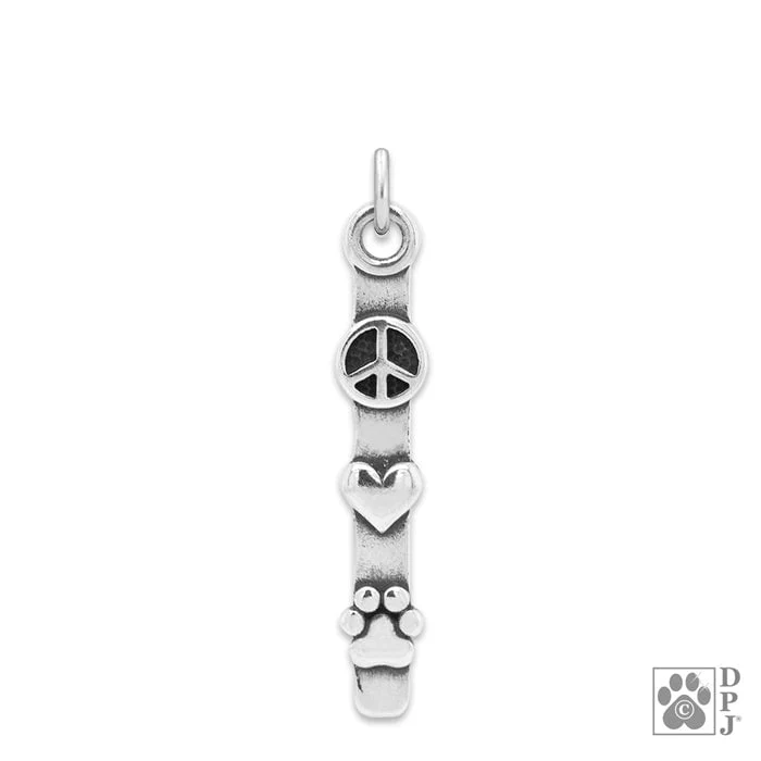 Peace Love Paws Necklace