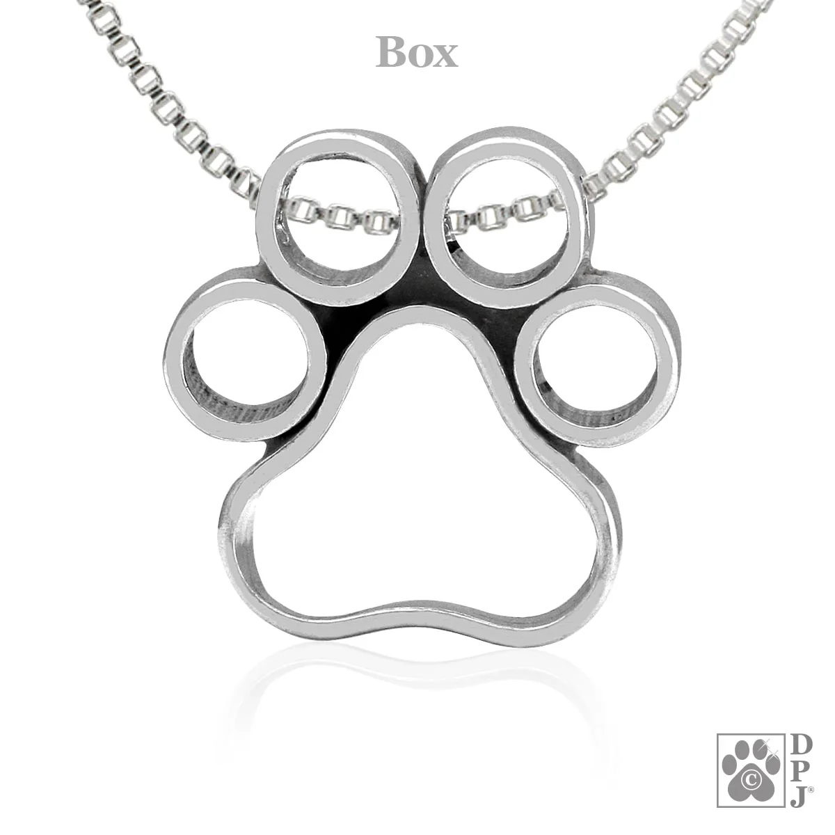 Peek-A-Boo Paws Slide, Paw Print Pendant - Image 2