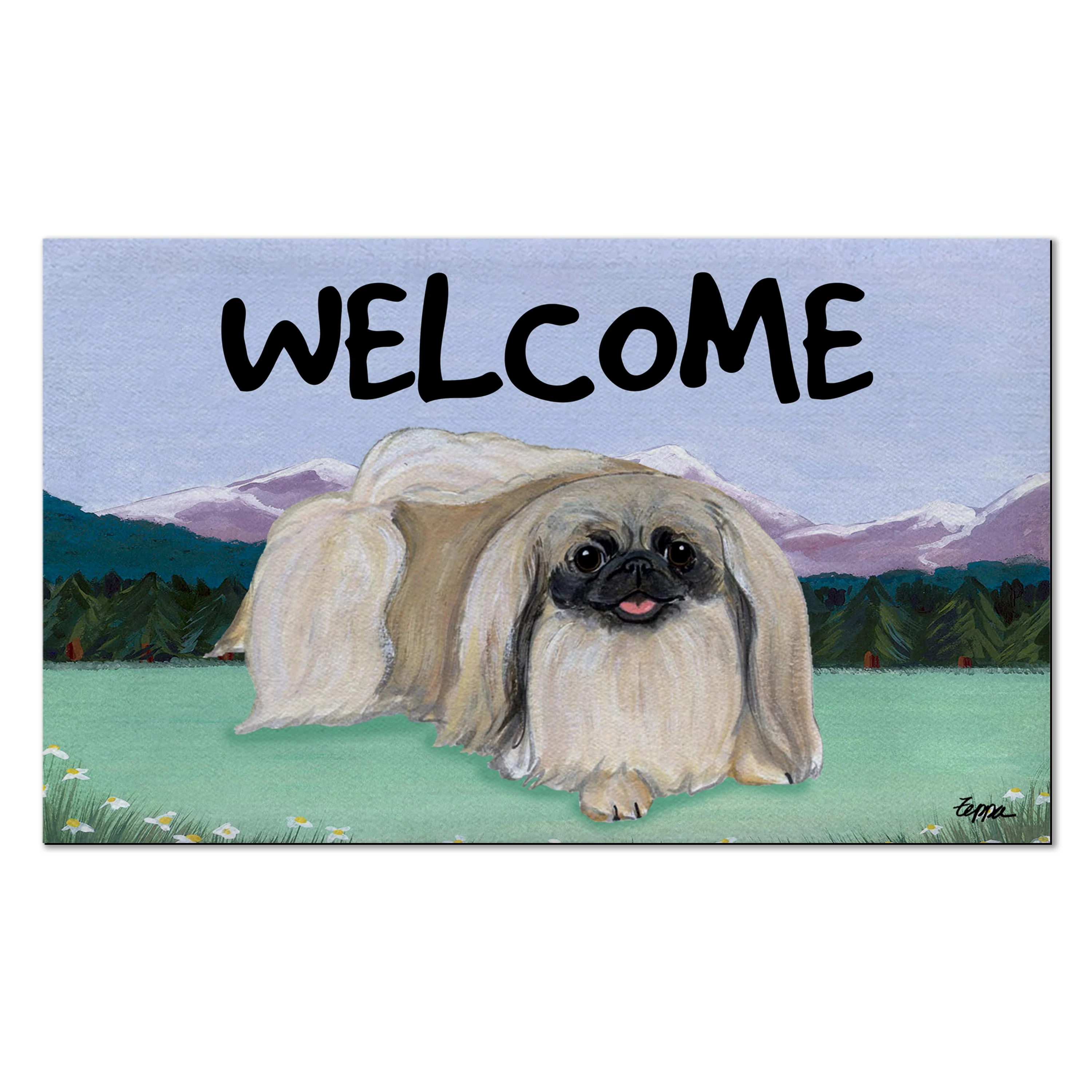 Pekingese Welcome Mat - Image 3