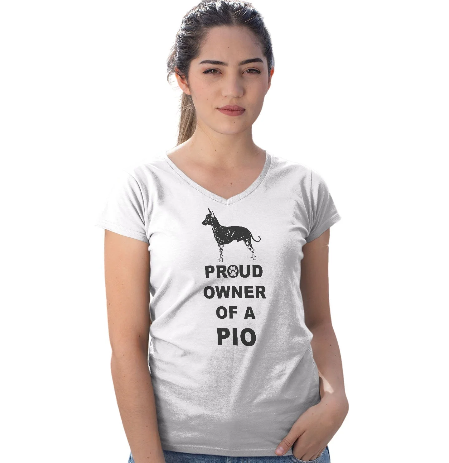Peruvian Inca Orchid Proud Owner - Women's V-Neck T-Shirt - Image 3