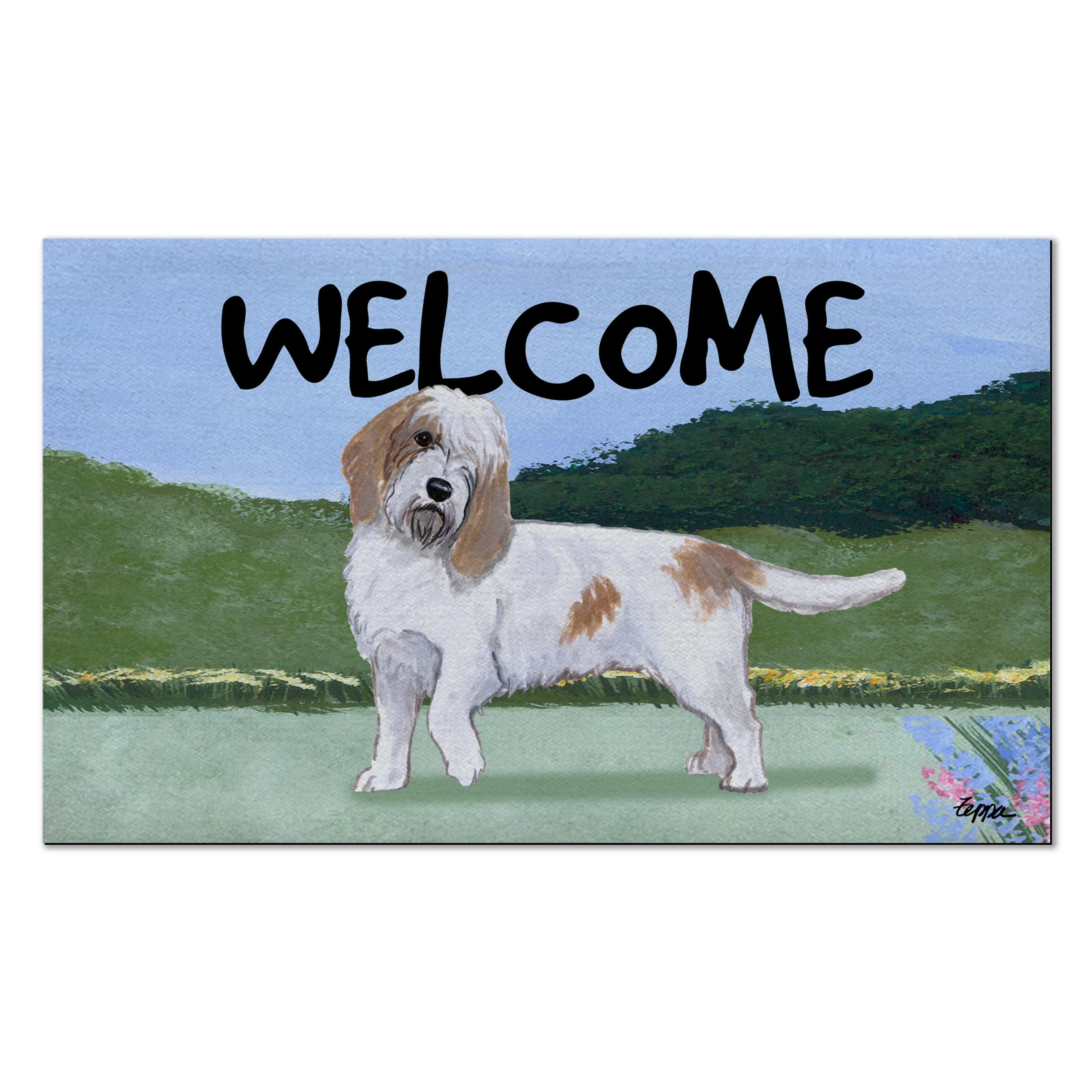Petite Basset Griffon Vendeen Welcome Mat - Image 2