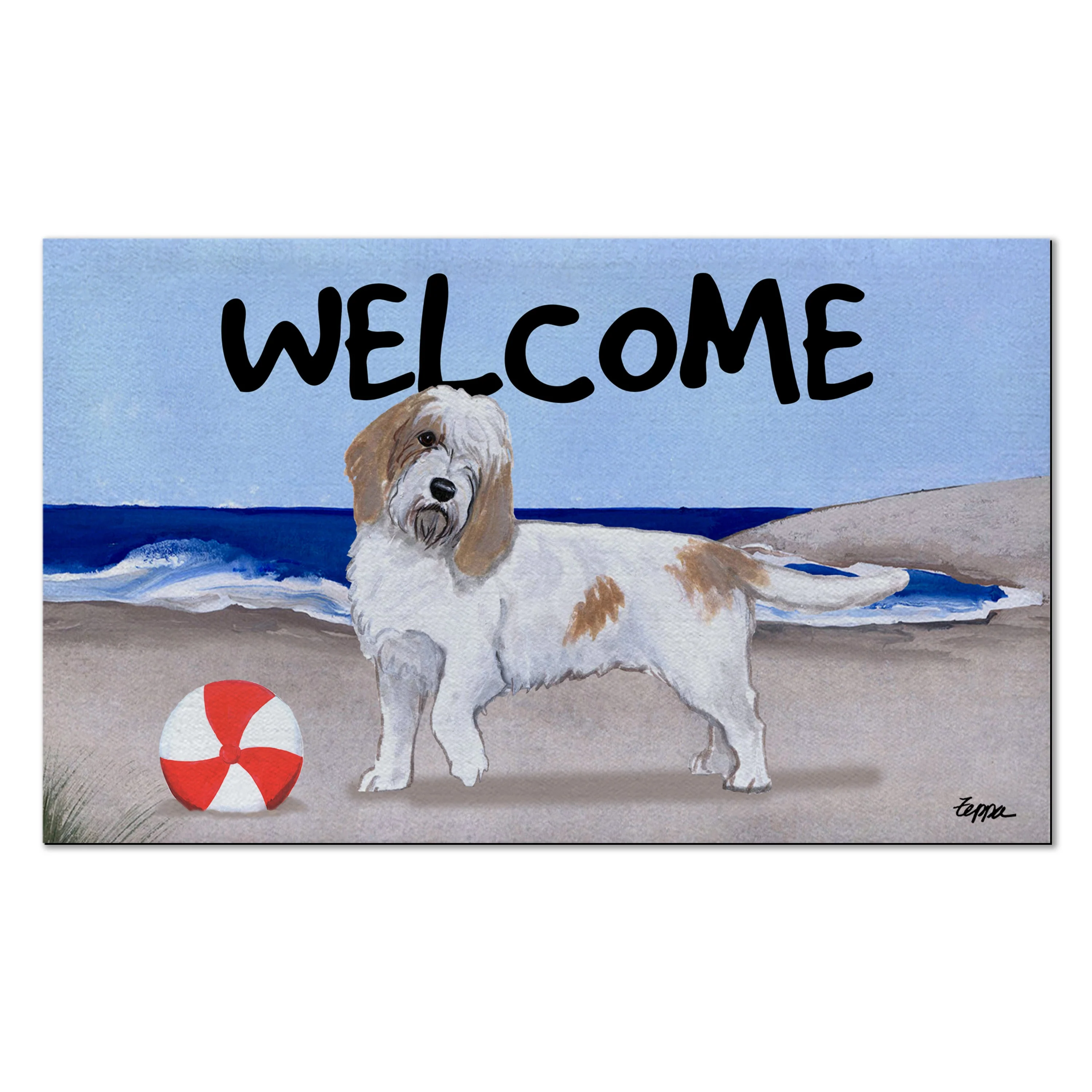 Petite Basset Griffon Vendeen Welcome Mat - Image 5