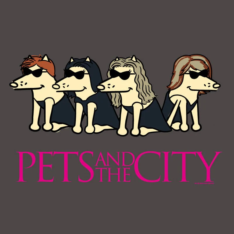 Pets and the City - Ladies Curvy V-Neck Tee - Image 2