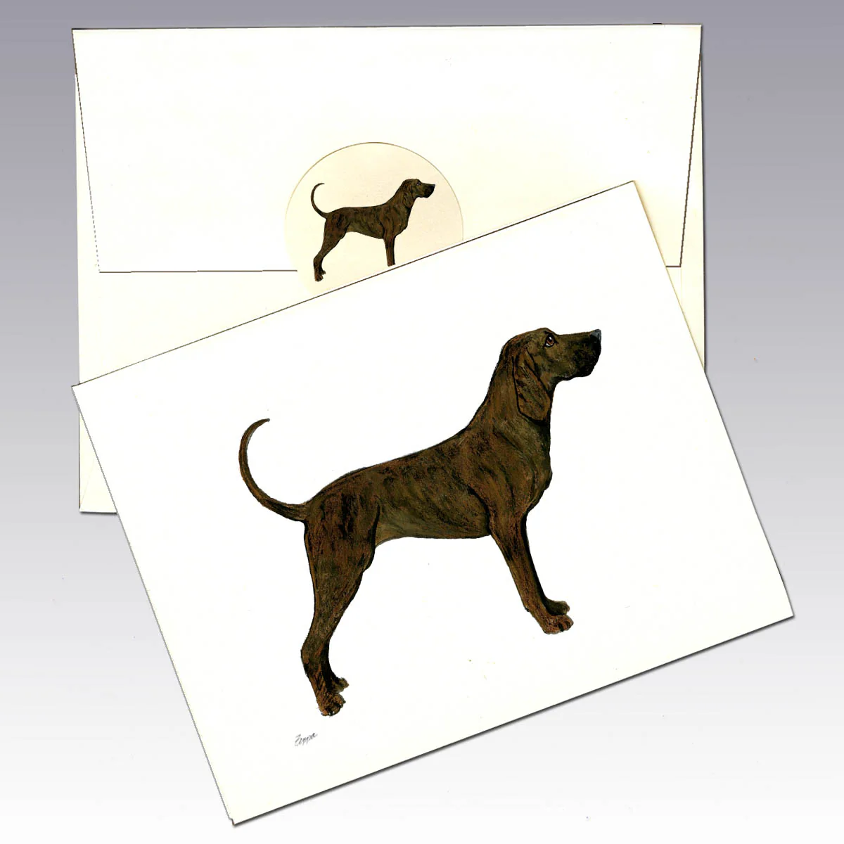 Plott Hound Note Cards