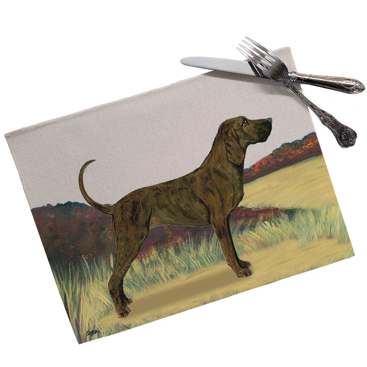 Plott Hound Scenic Placemats