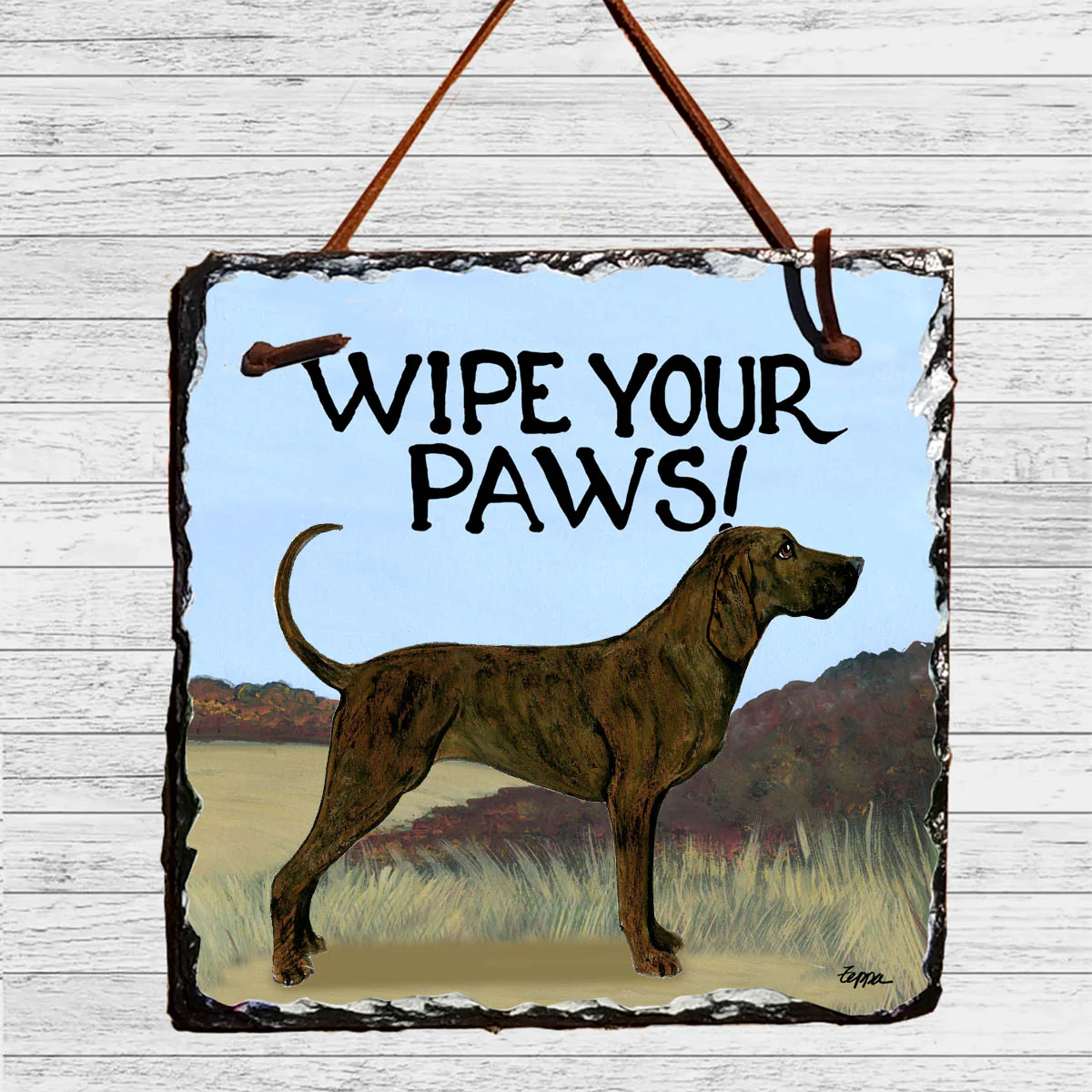 Plott Hound Slate Sign