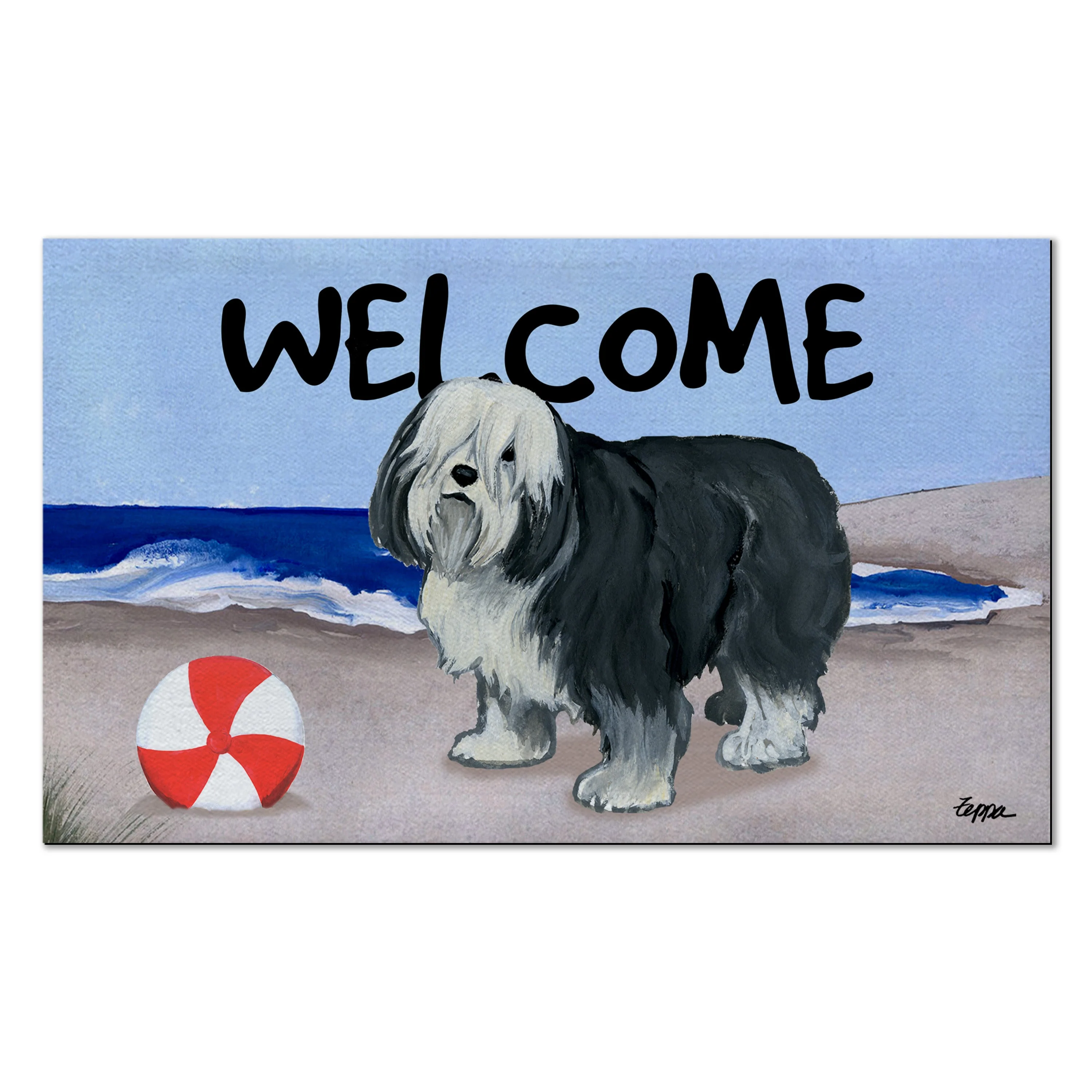 Polish Lowland Sheepdog Welcome Mat - Image 3