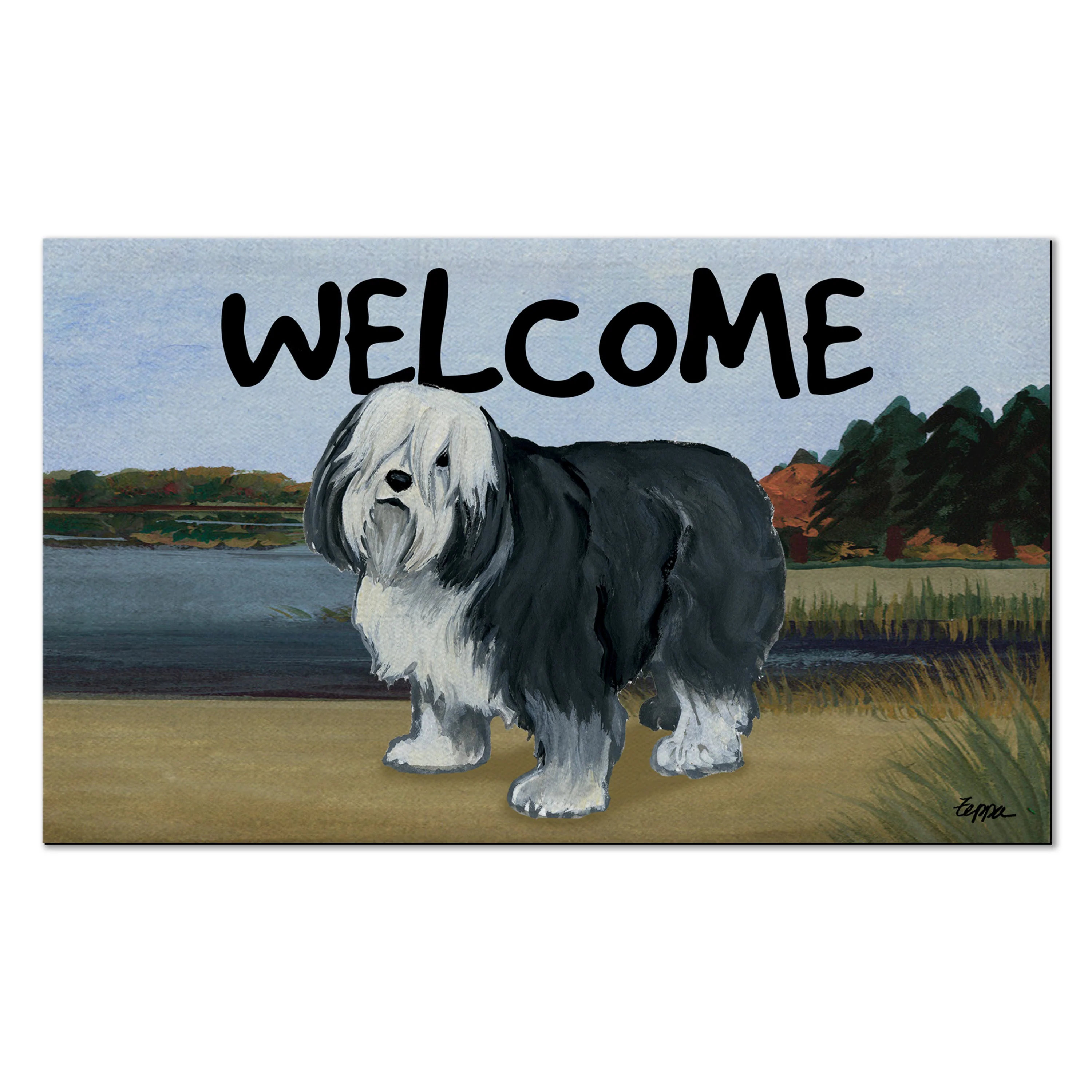 Polish Lowland Sheepdog Welcome Mat - Image 6