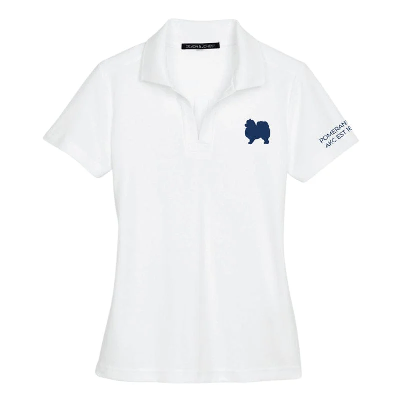 Pomeranian Embroidered AKC Women's Polo - Image 2