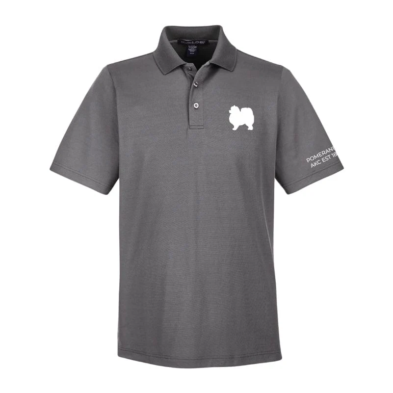 Pomeranian Embroidered AKC Men's Polo - Image 7