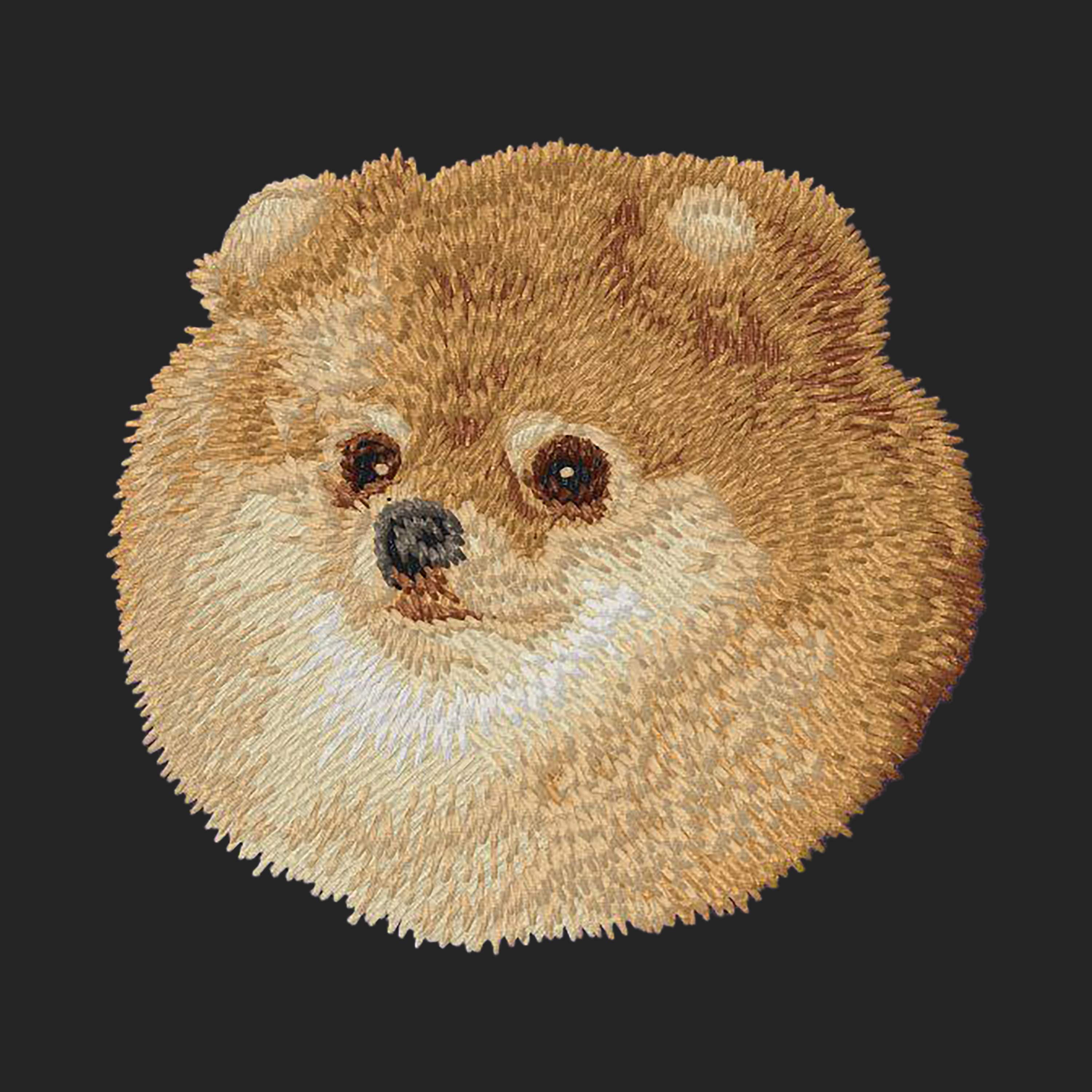 Pomeranian Embroidered Sweatshirt Hoodie - Image 2