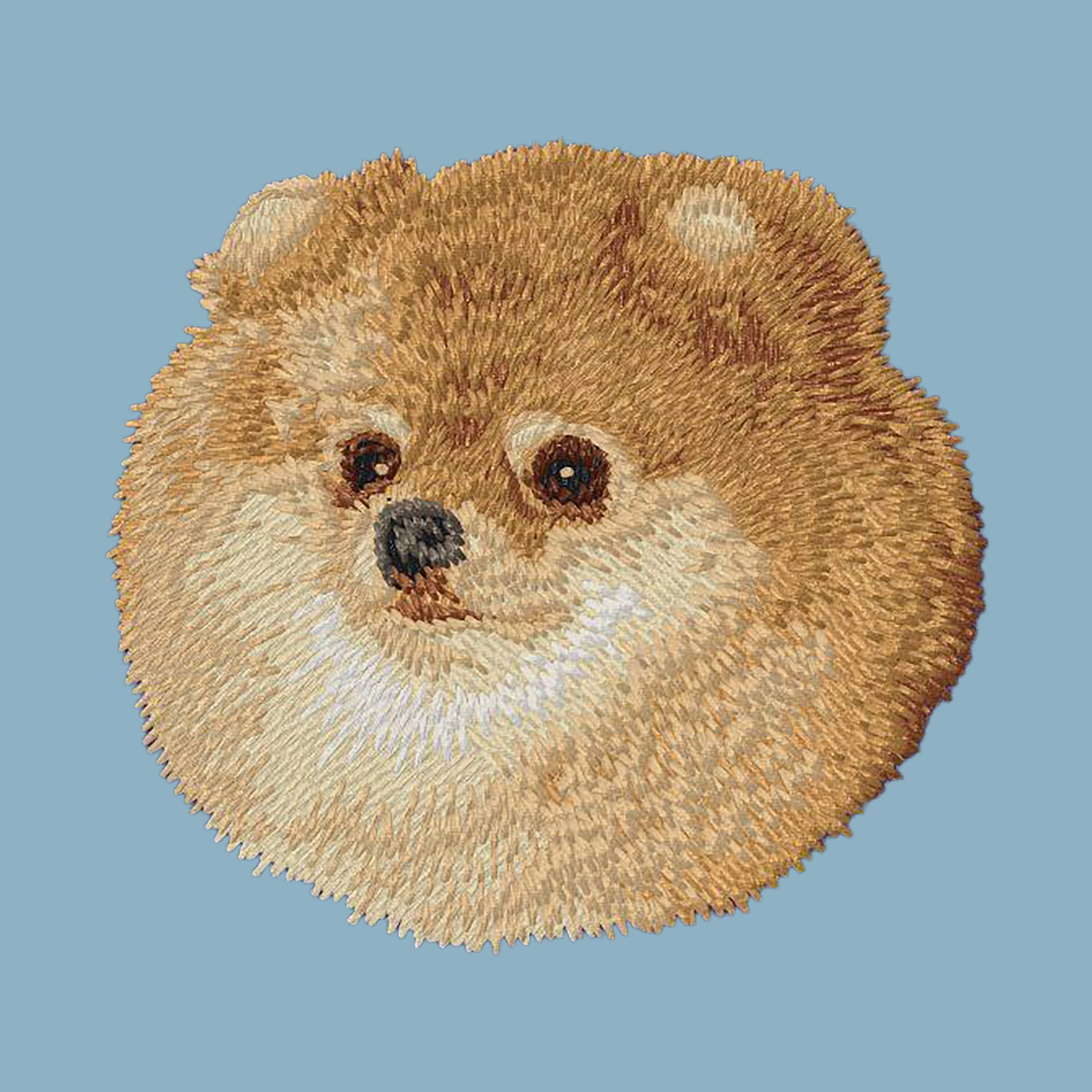 Pomeranian Embroidered Sweatshirt Hoodie - Image 6