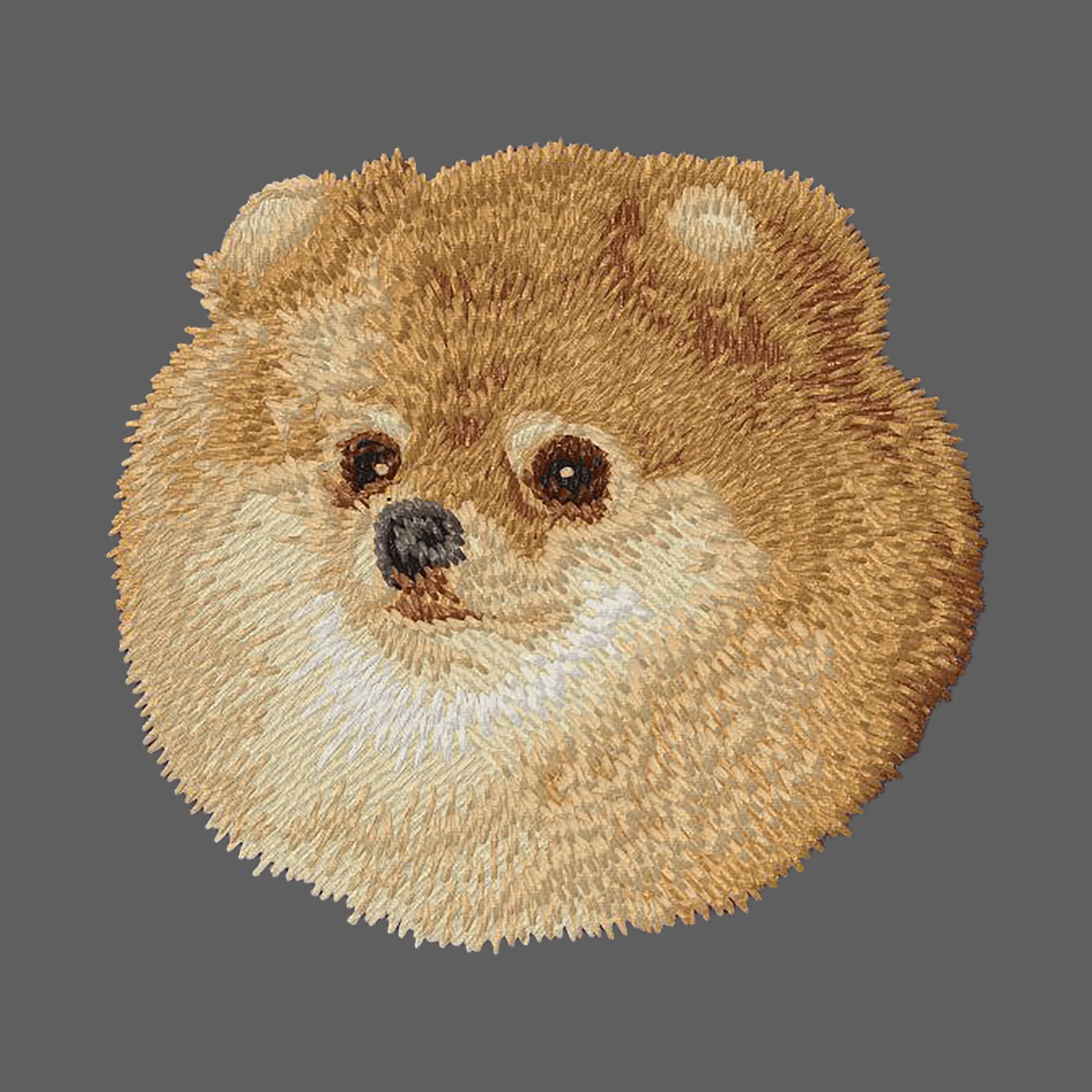 Pomeranian Embroidered Women's Fleece Jacket - Image 2