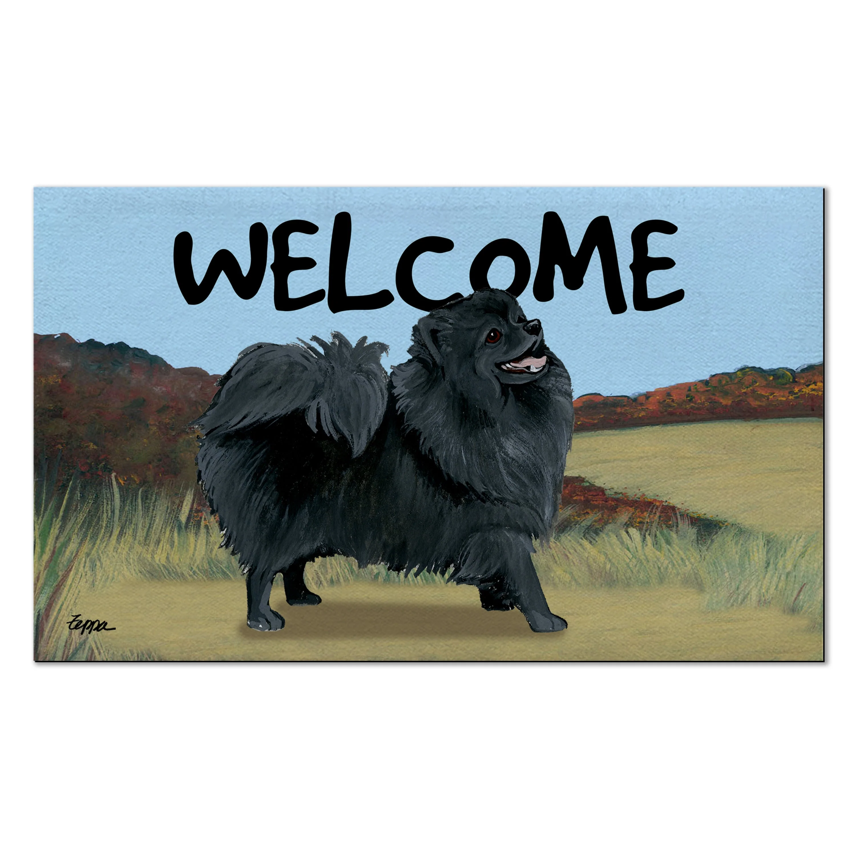 Pomeranian Welcome Mat - Image 10