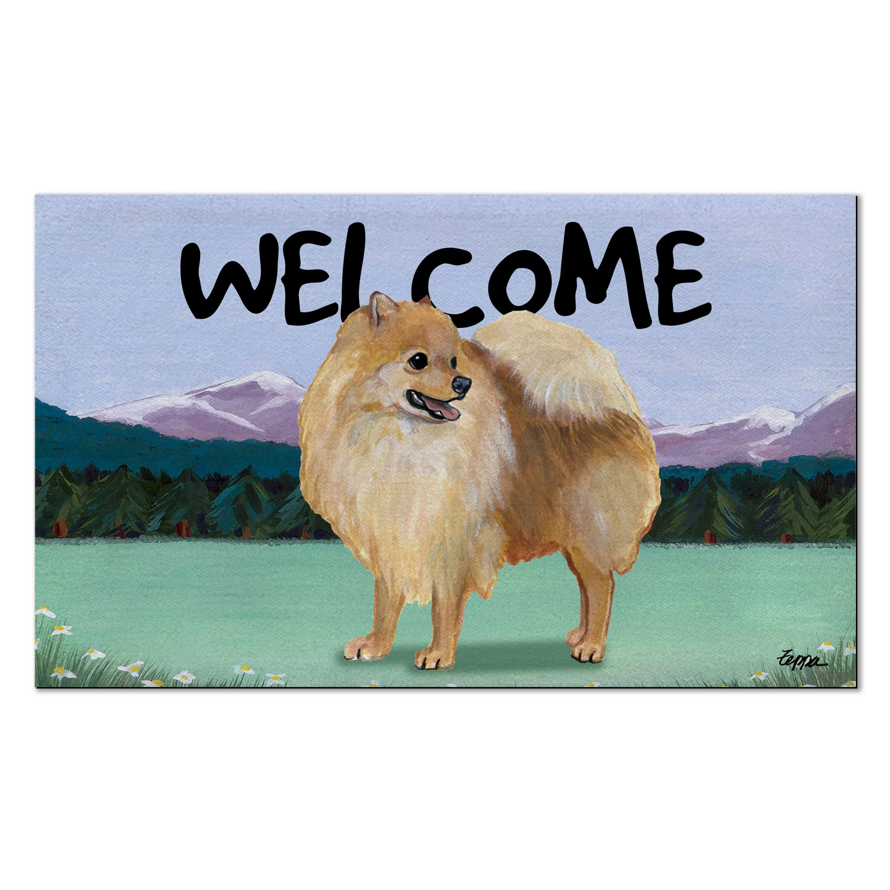 Pomeranian Welcome Mat - Image 12