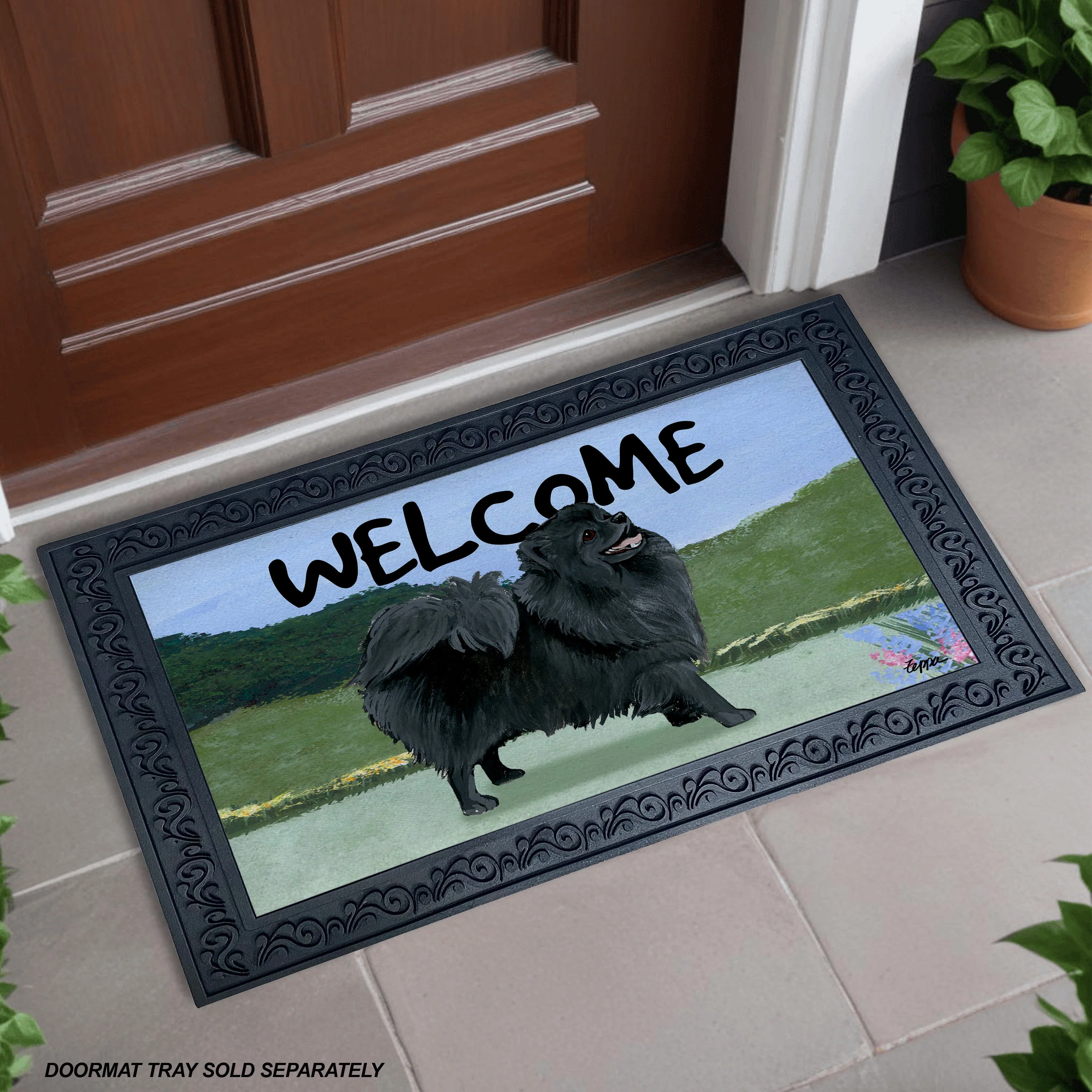 Pomeranian Welcome Mat - Image 2