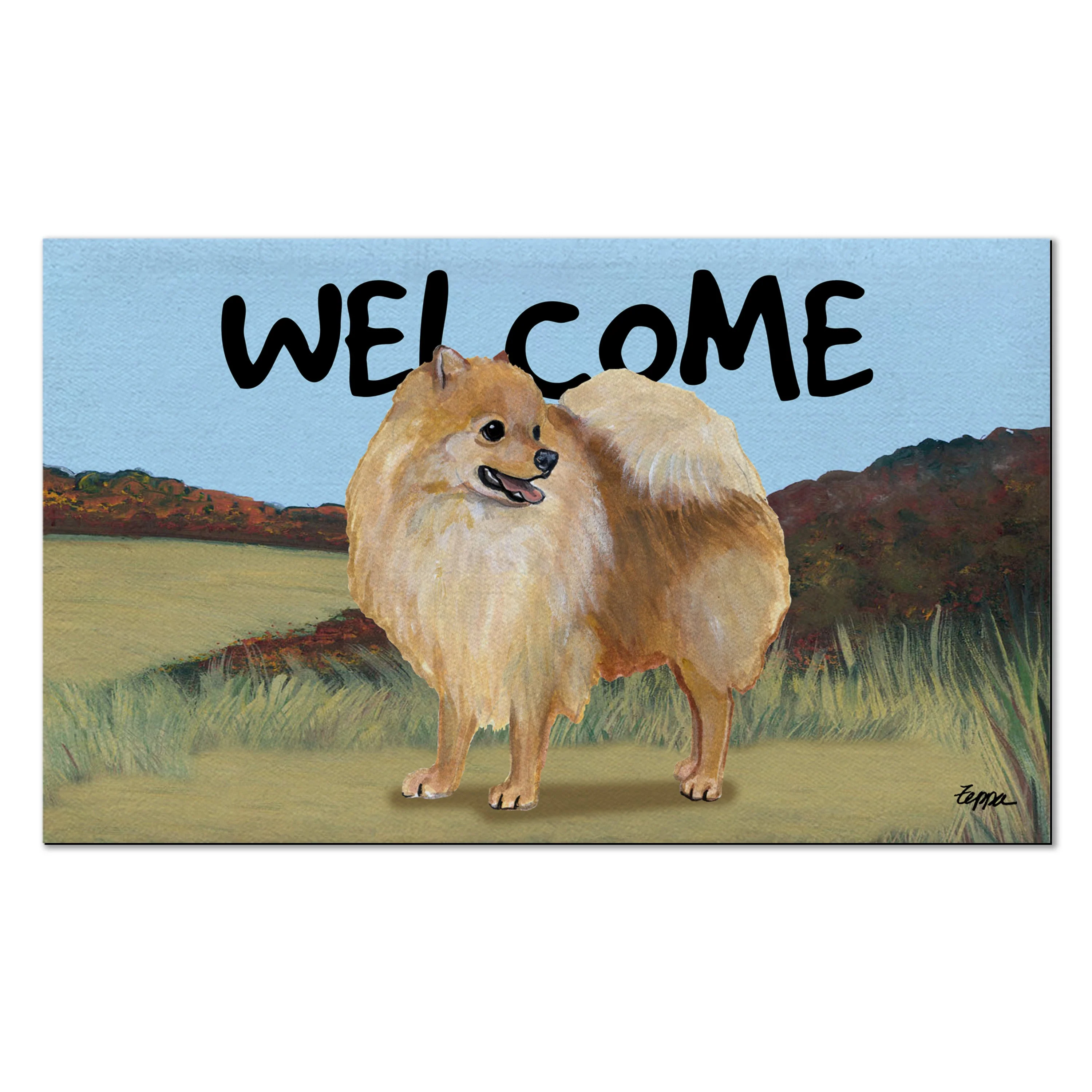 Pomeranian Welcome Mat - Image 5