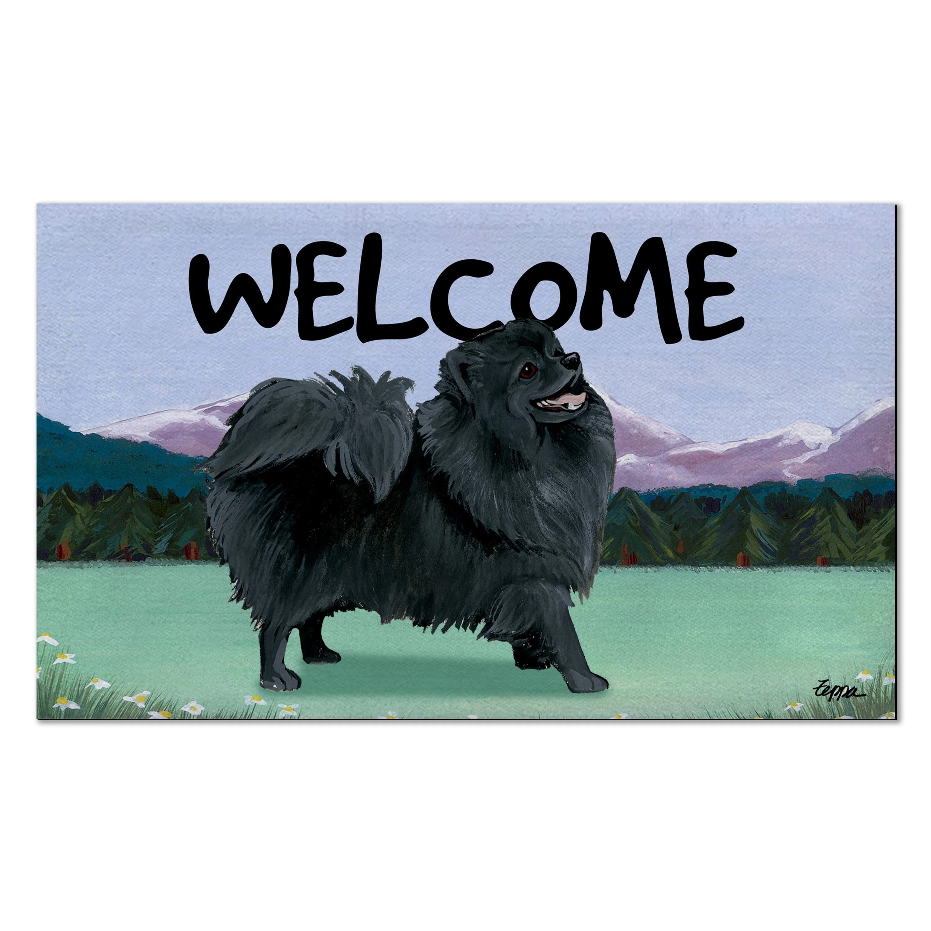 Pomeranian Welcome Mat - Image 7