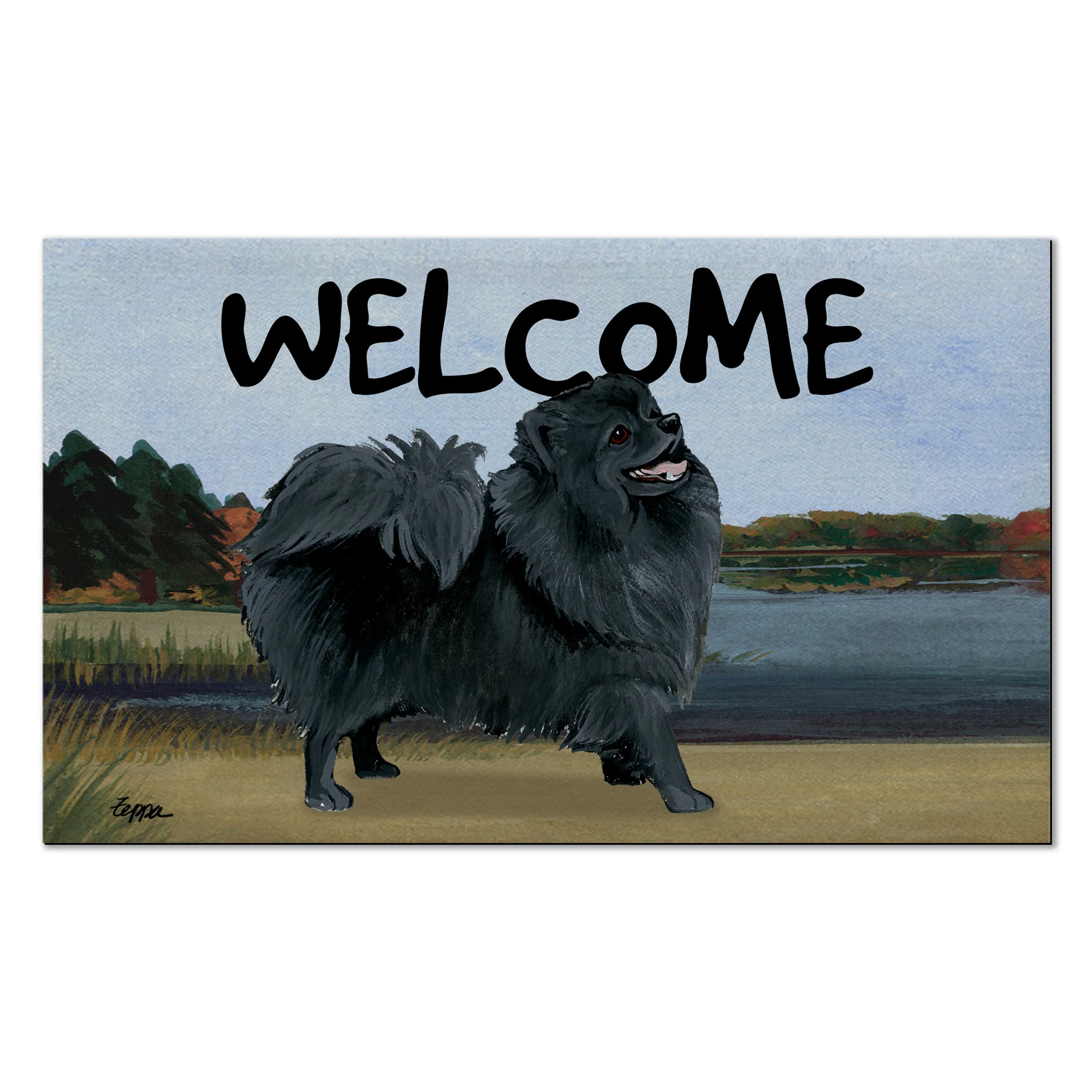 Pomeranian Welcome Mat - Image 8