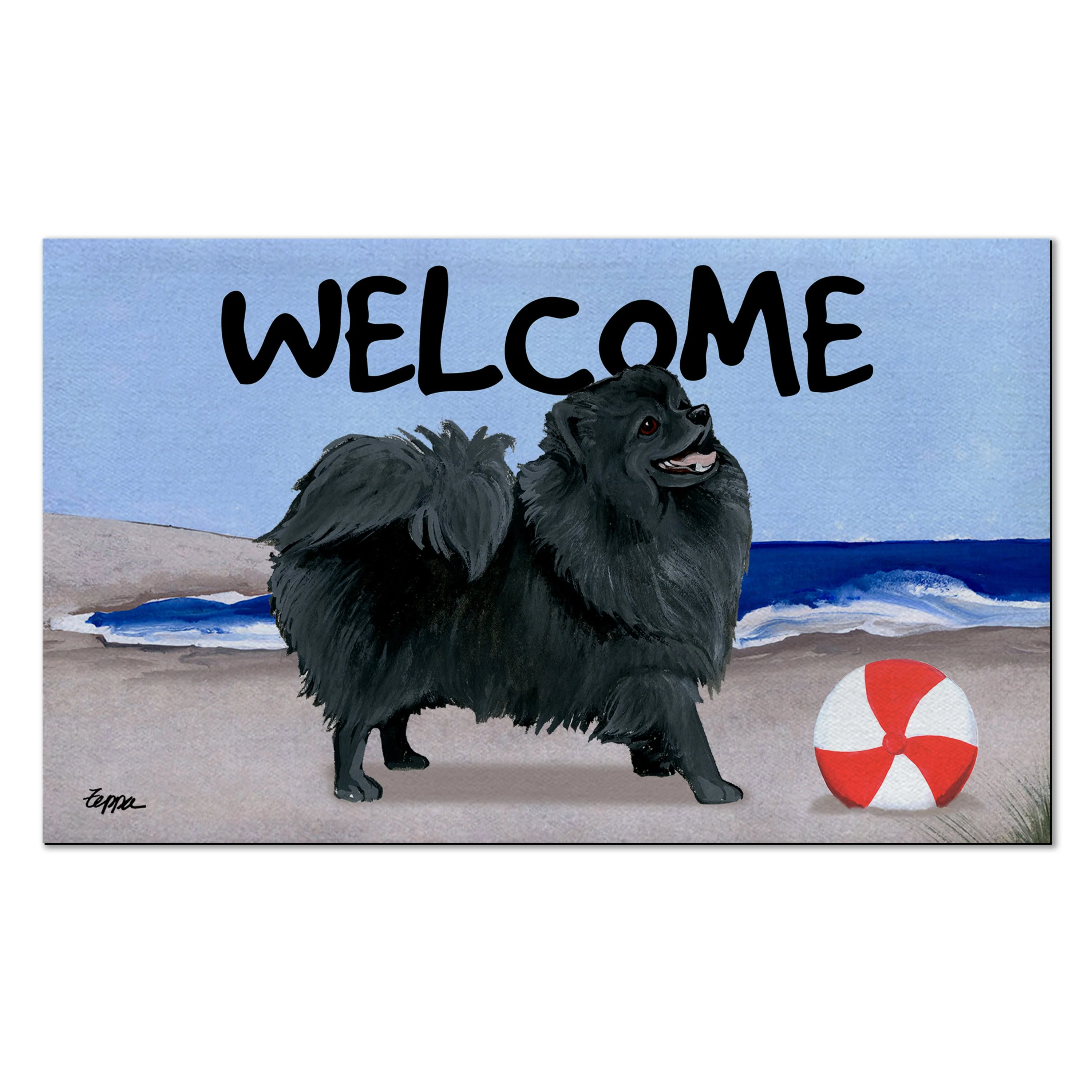 Pomeranian Welcome Mat - Image 9