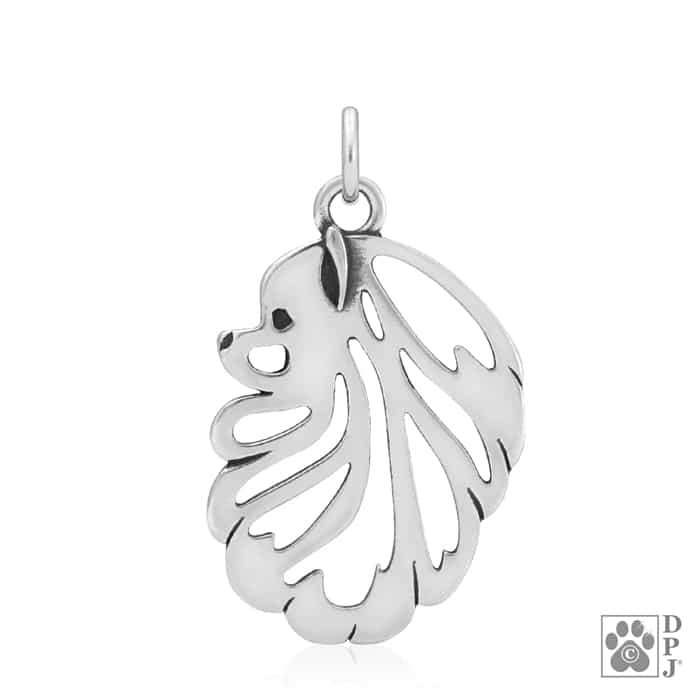 Pomeranian, Head, Pendant