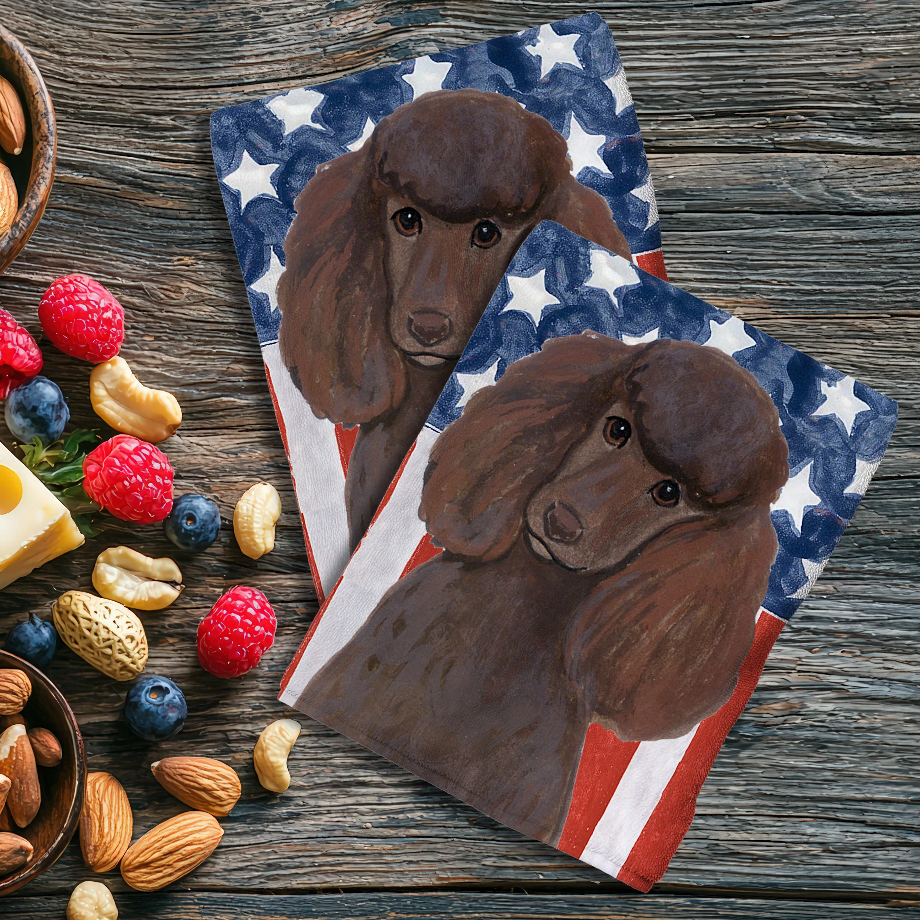 Poodle Americana Kitchen Towel Set - Image 3