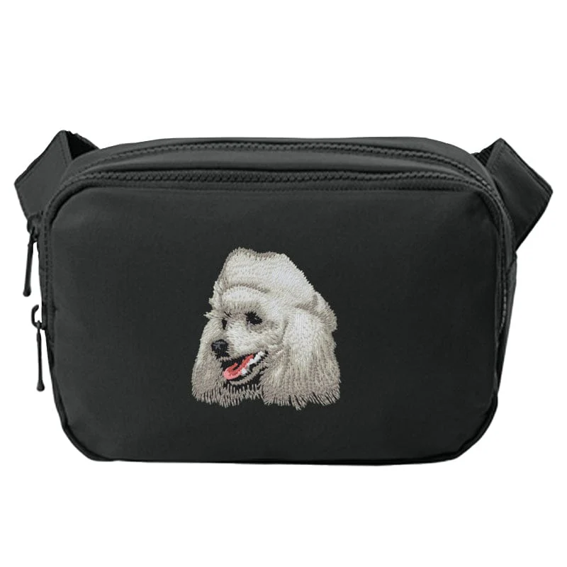 Poodle Embroidered Crossbody Bag
