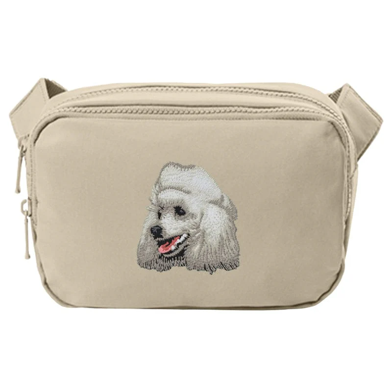 Poodle Embroidered Crossbody Bag - Image 3