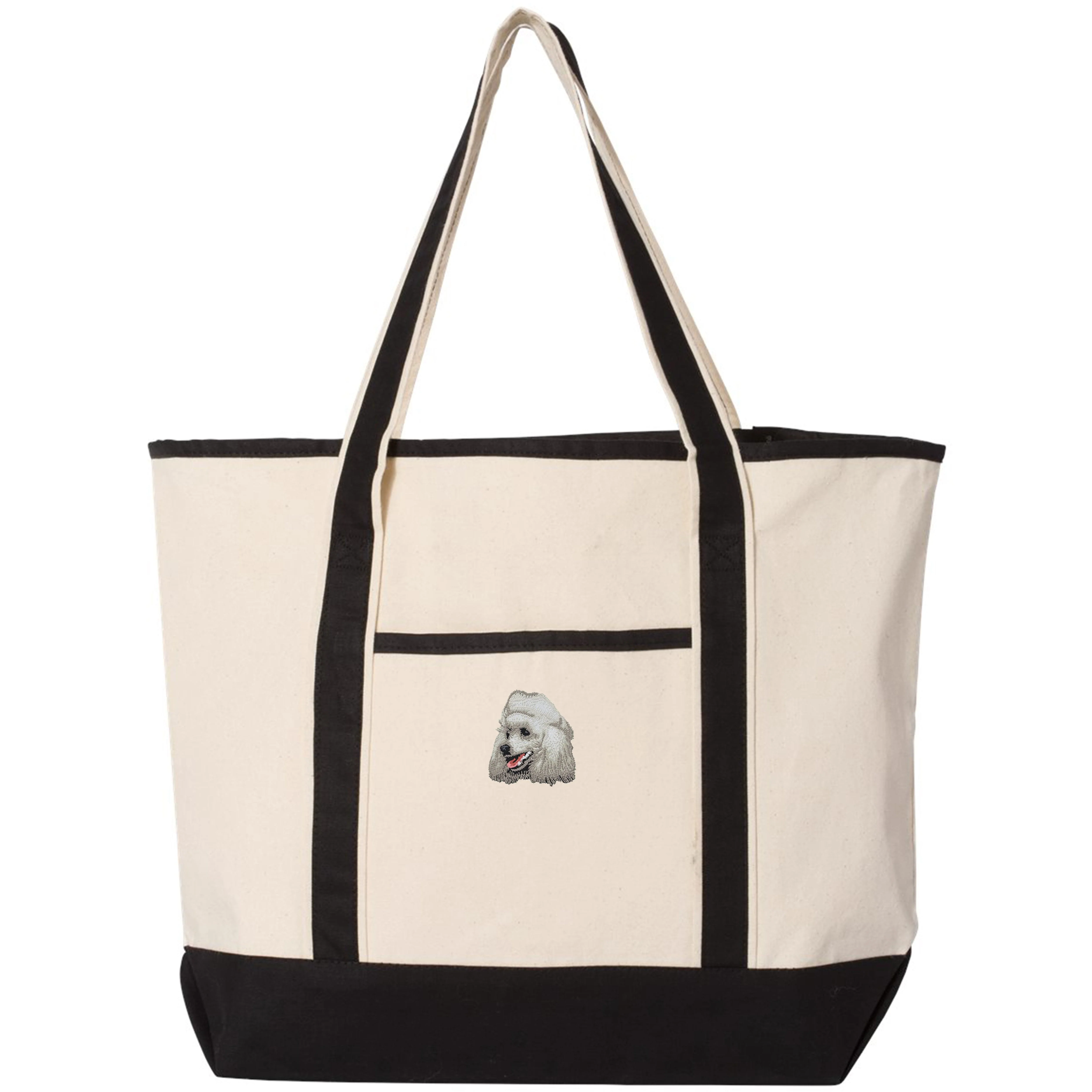 Poodle Embroidered Tote