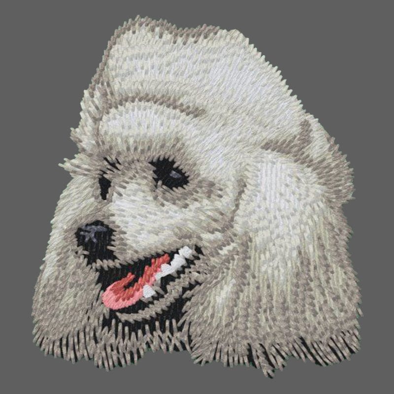 Poodle Embroidered Women's Fleece Jacket - Image 2