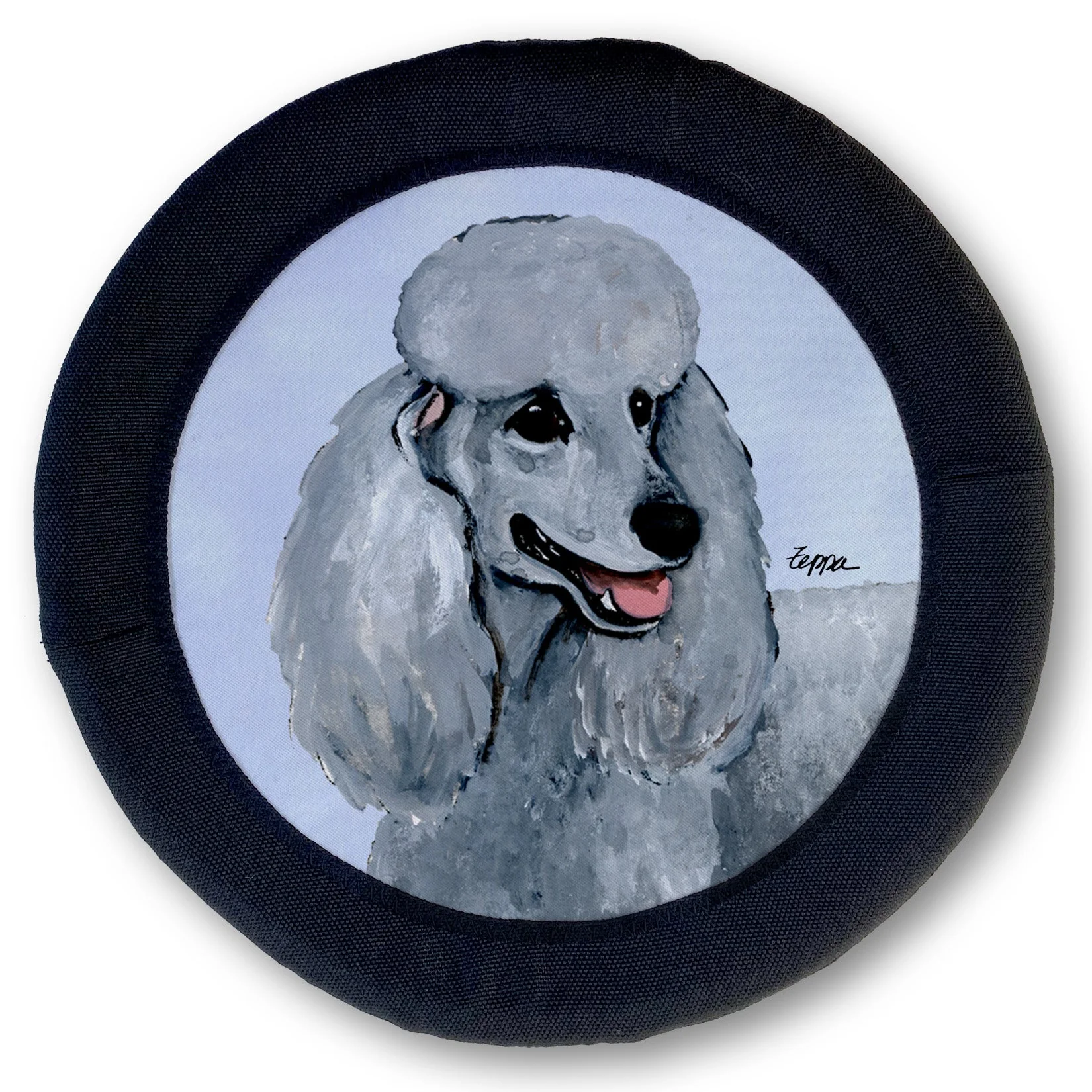 Poodle FOTOFRISBY Flying Dog Disc Toy - Image 3