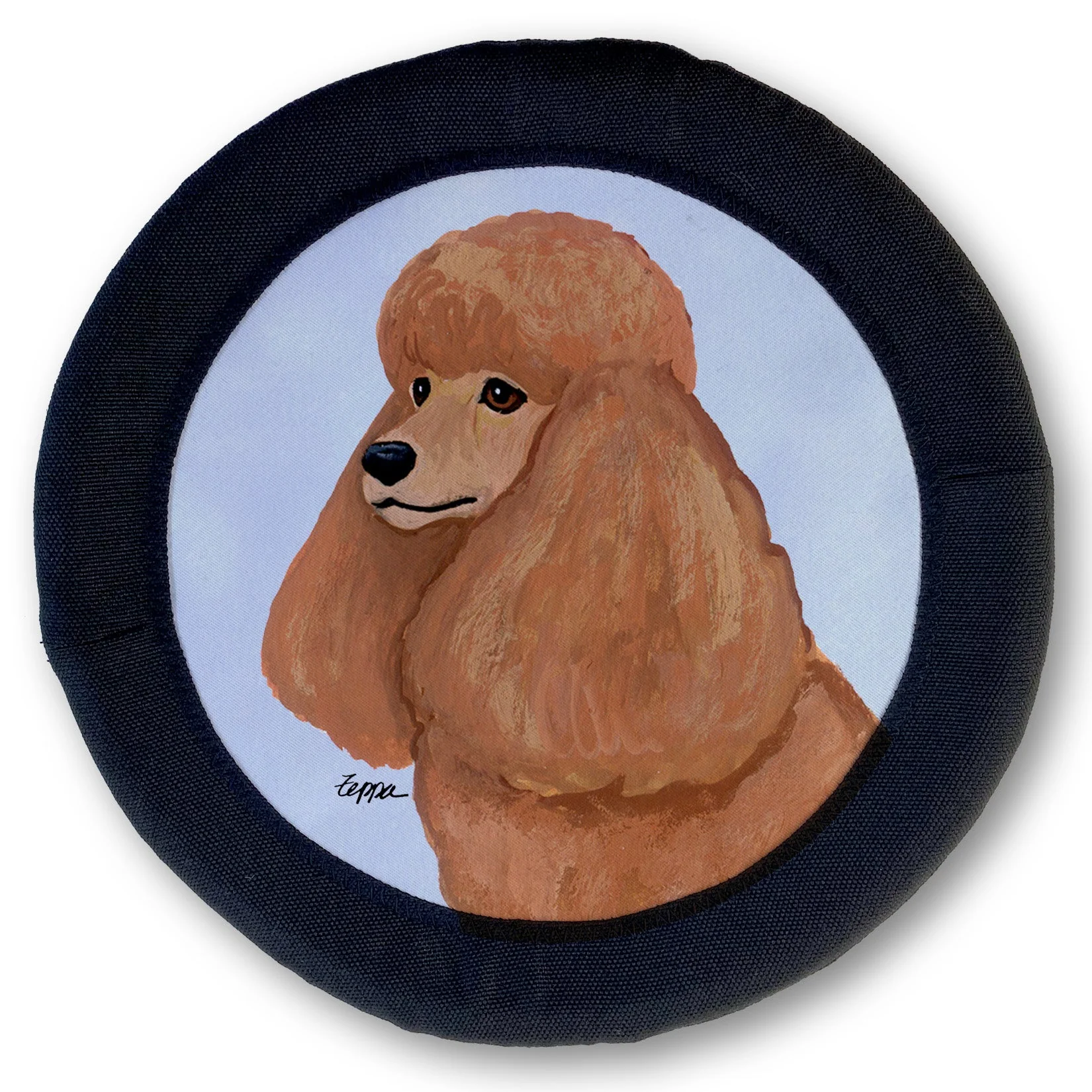Poodle FOTOFRISBY Flying Dog Disc Toy - Image 5