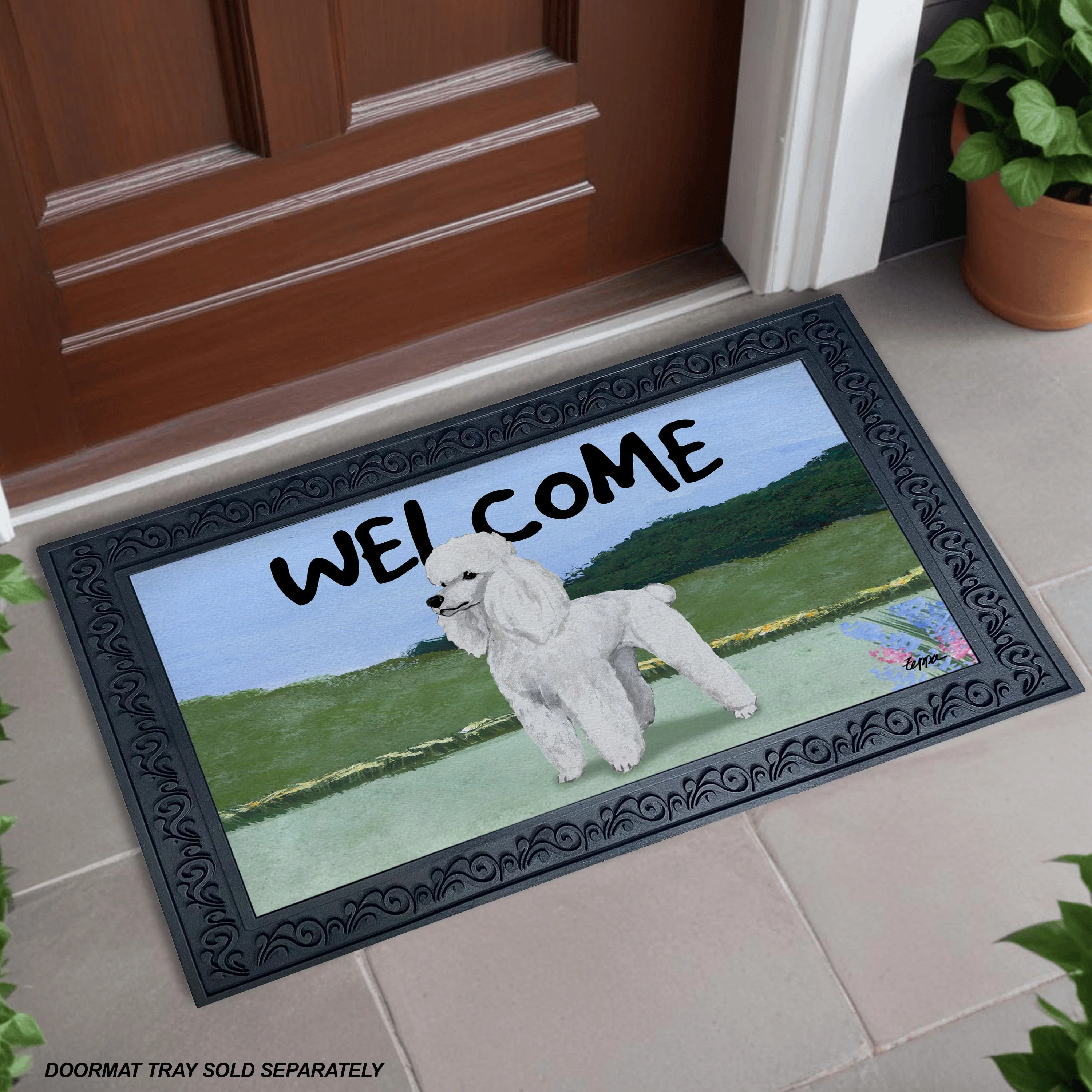 Poodle Welcome Mat - Image 5